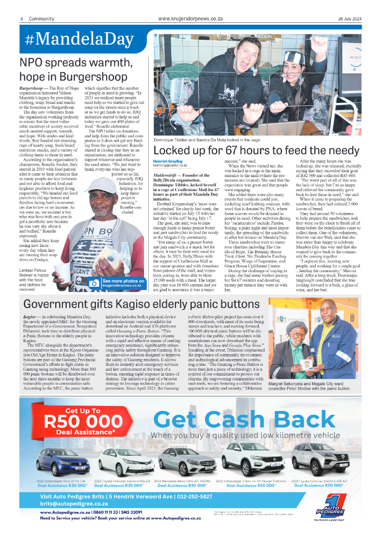 Krugersdorp News 26 July 2024 page 6