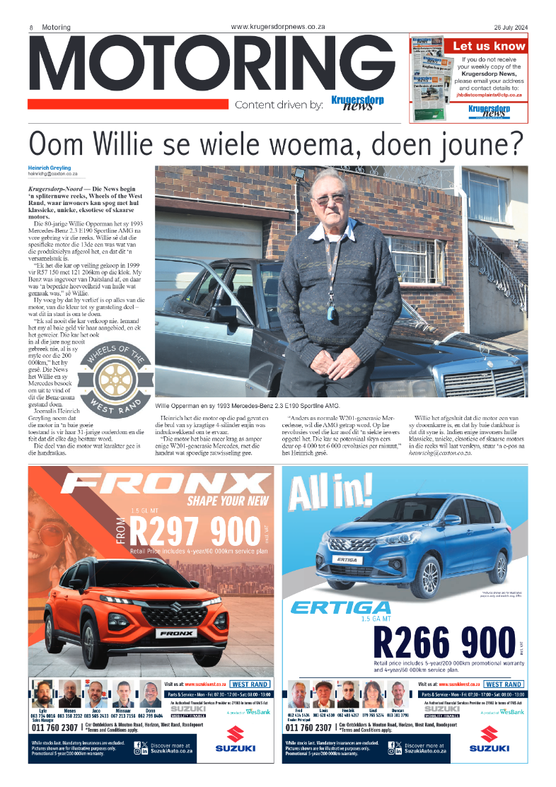 Krugersdorp News 26 July 2024 page 8