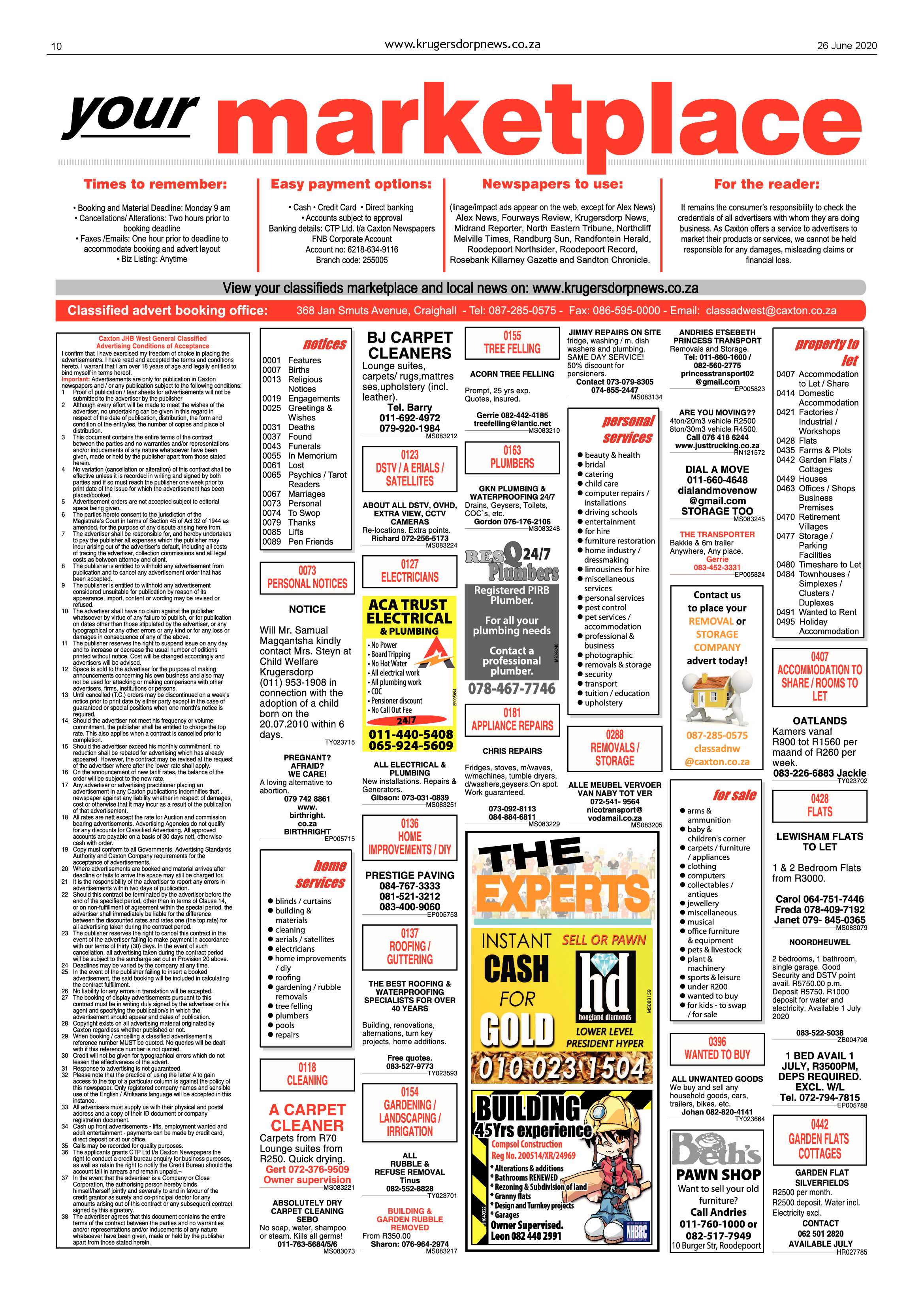 Krugersdorp News 26 June 2020 page 10