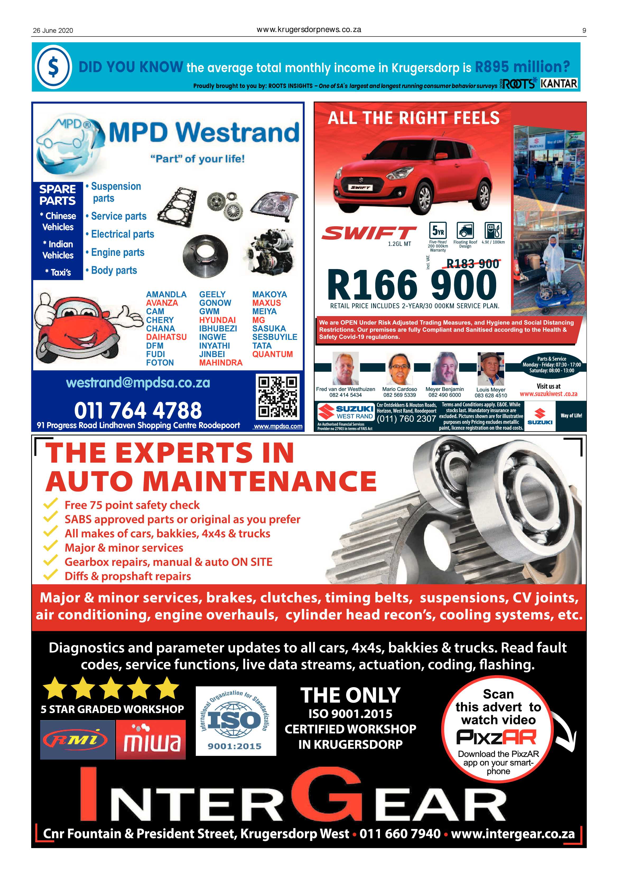 Krugersdorp News 26 June 2020 page 9