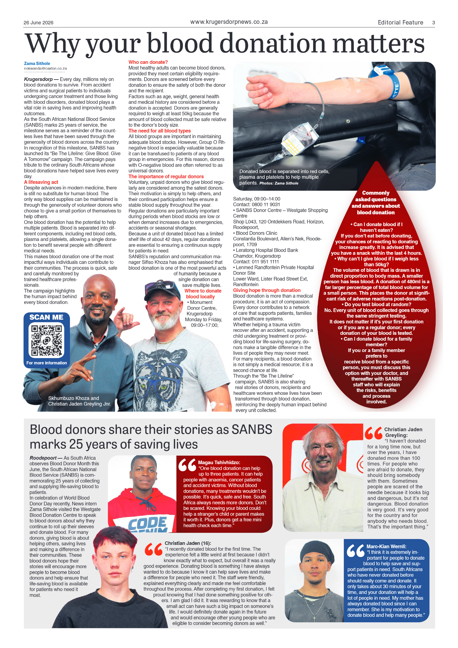 Krugersdorp News 26 June 2026 page 3