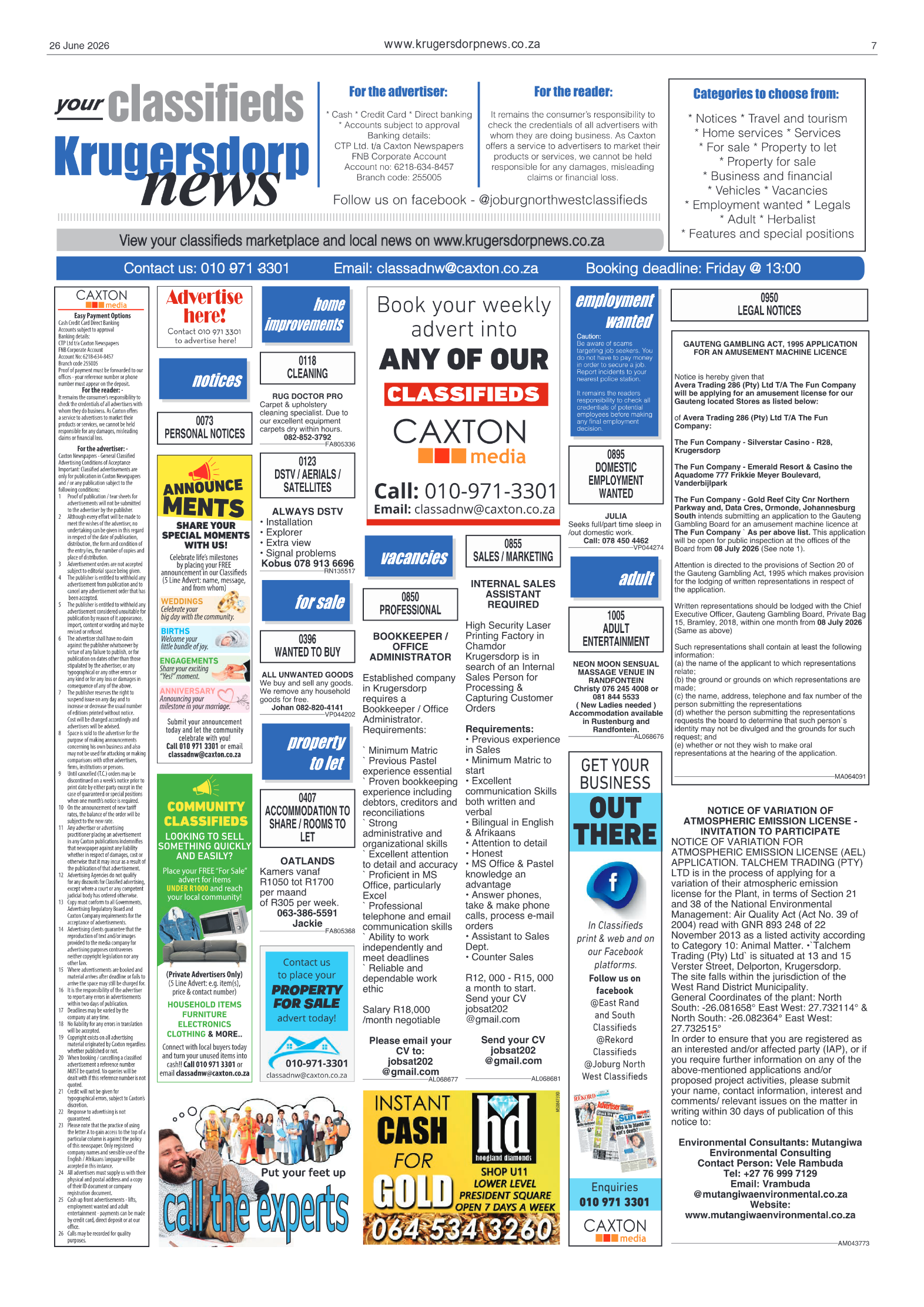 Krugersdorp News 26 June 2026 page 7