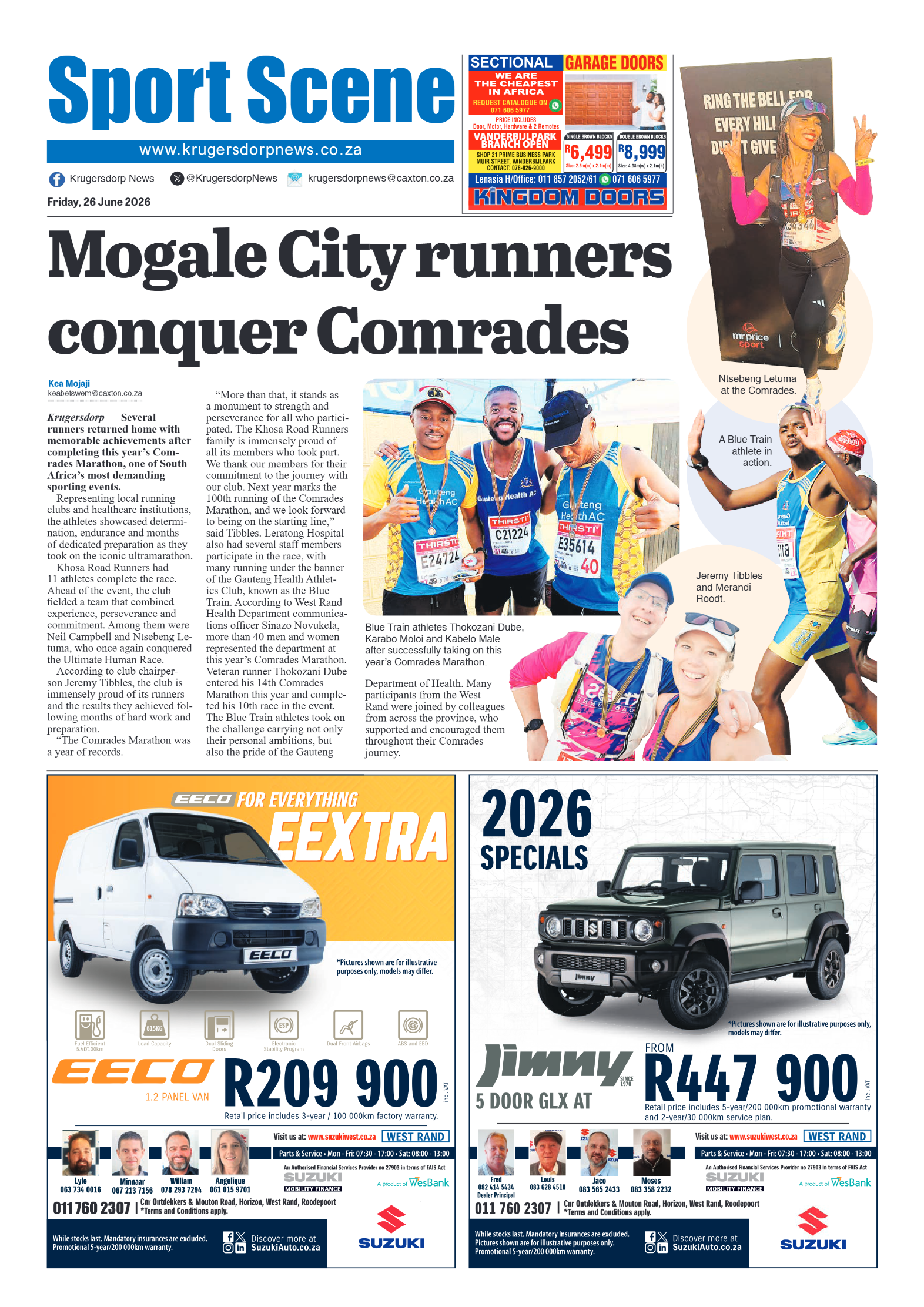 Krugersdorp News 26 June 2026 page 8