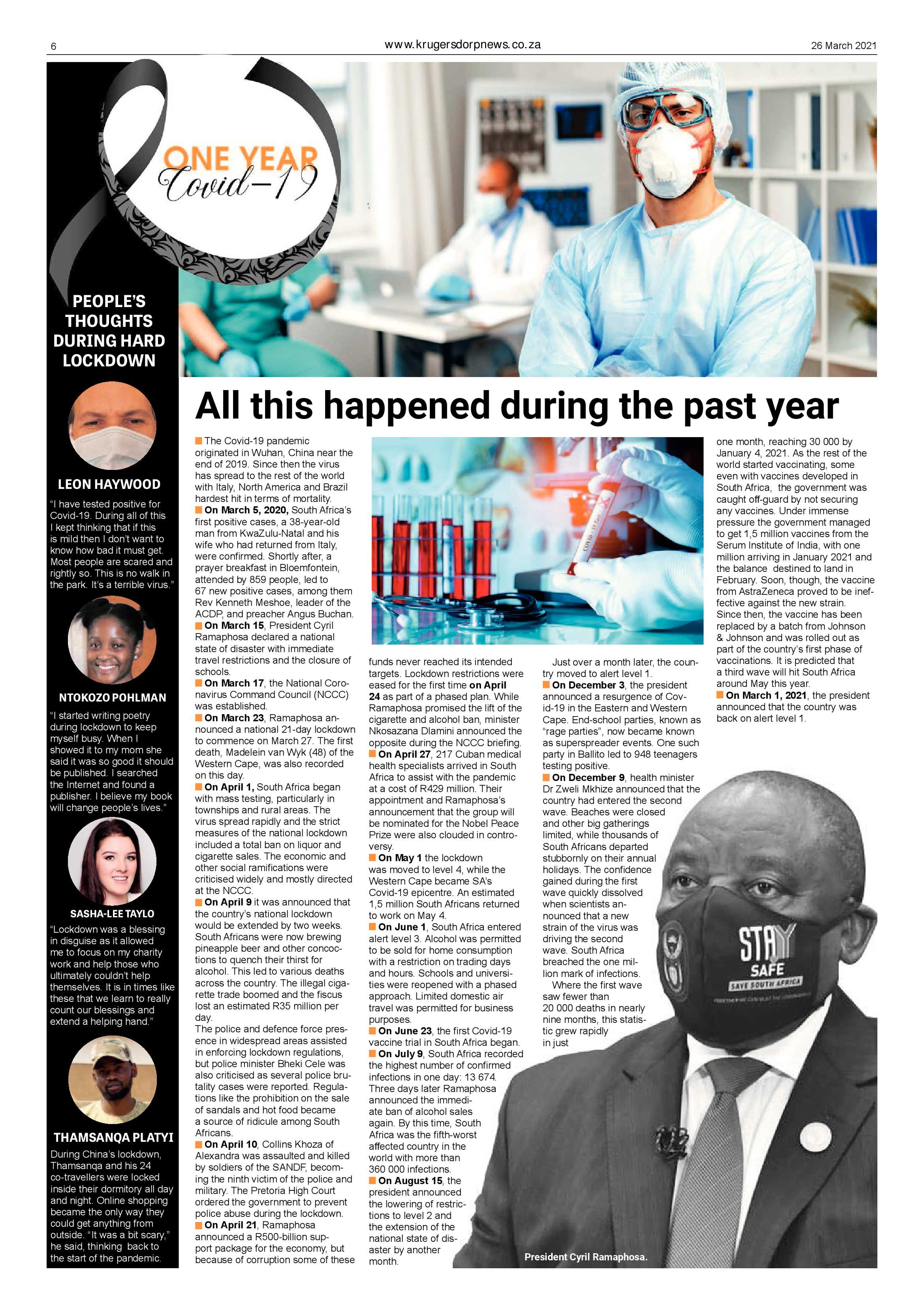 Krugersdorp News 26 March 2021 page 6