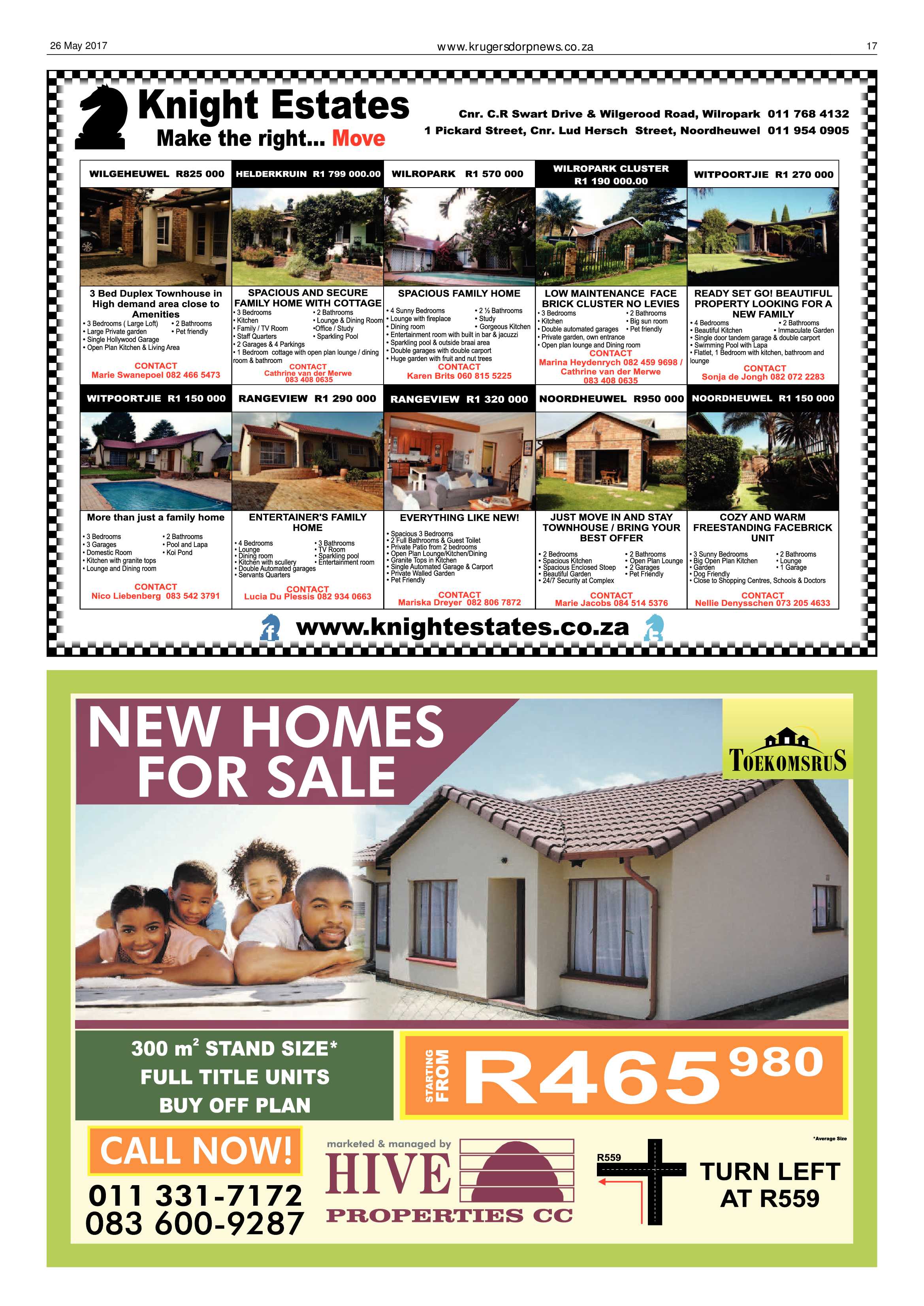 Krugersdorp News 26 May 2017 page 17