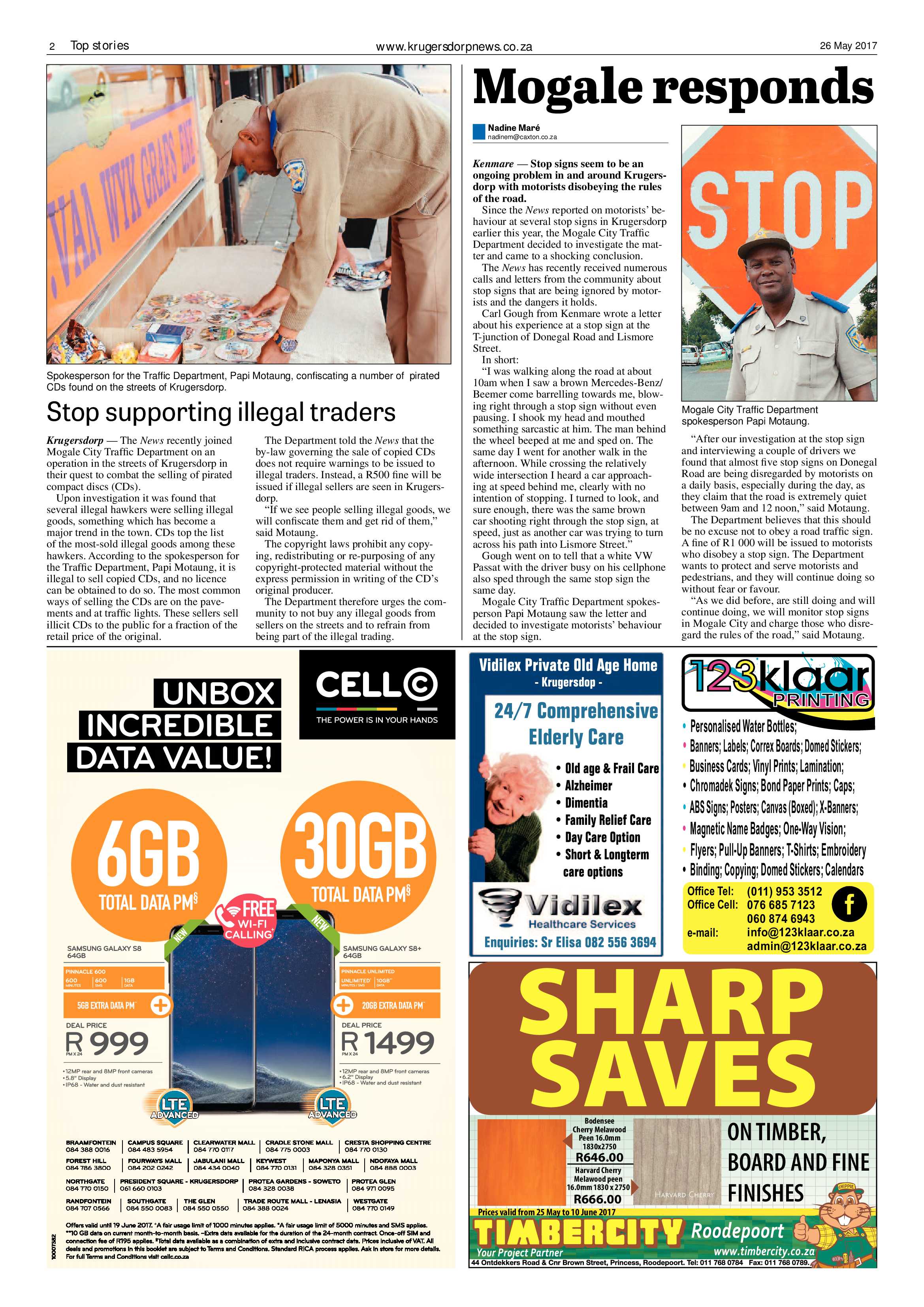 Krugersdorp News 26 May 2017 page 2