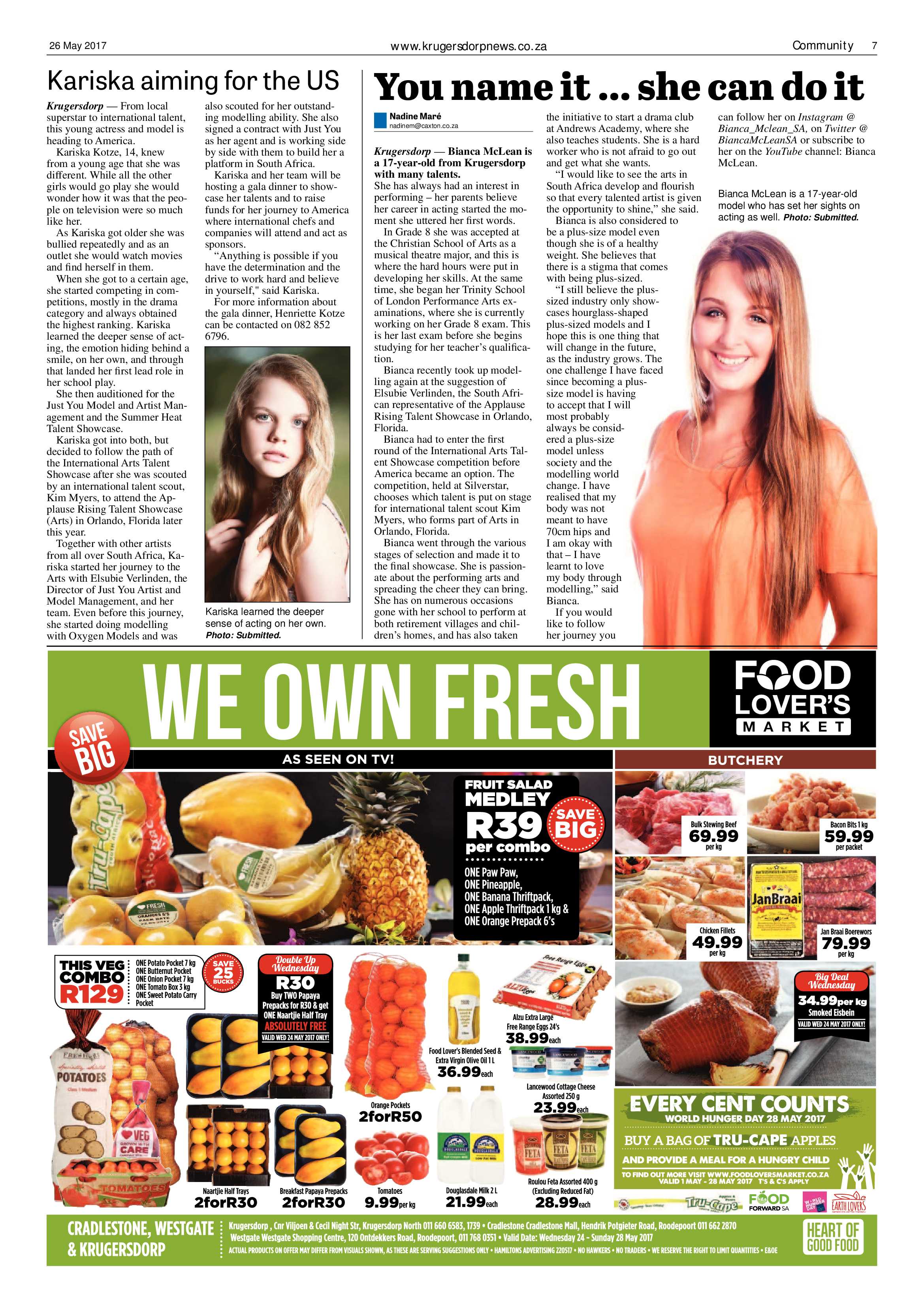 Krugersdorp News 26 May 2017 page 7