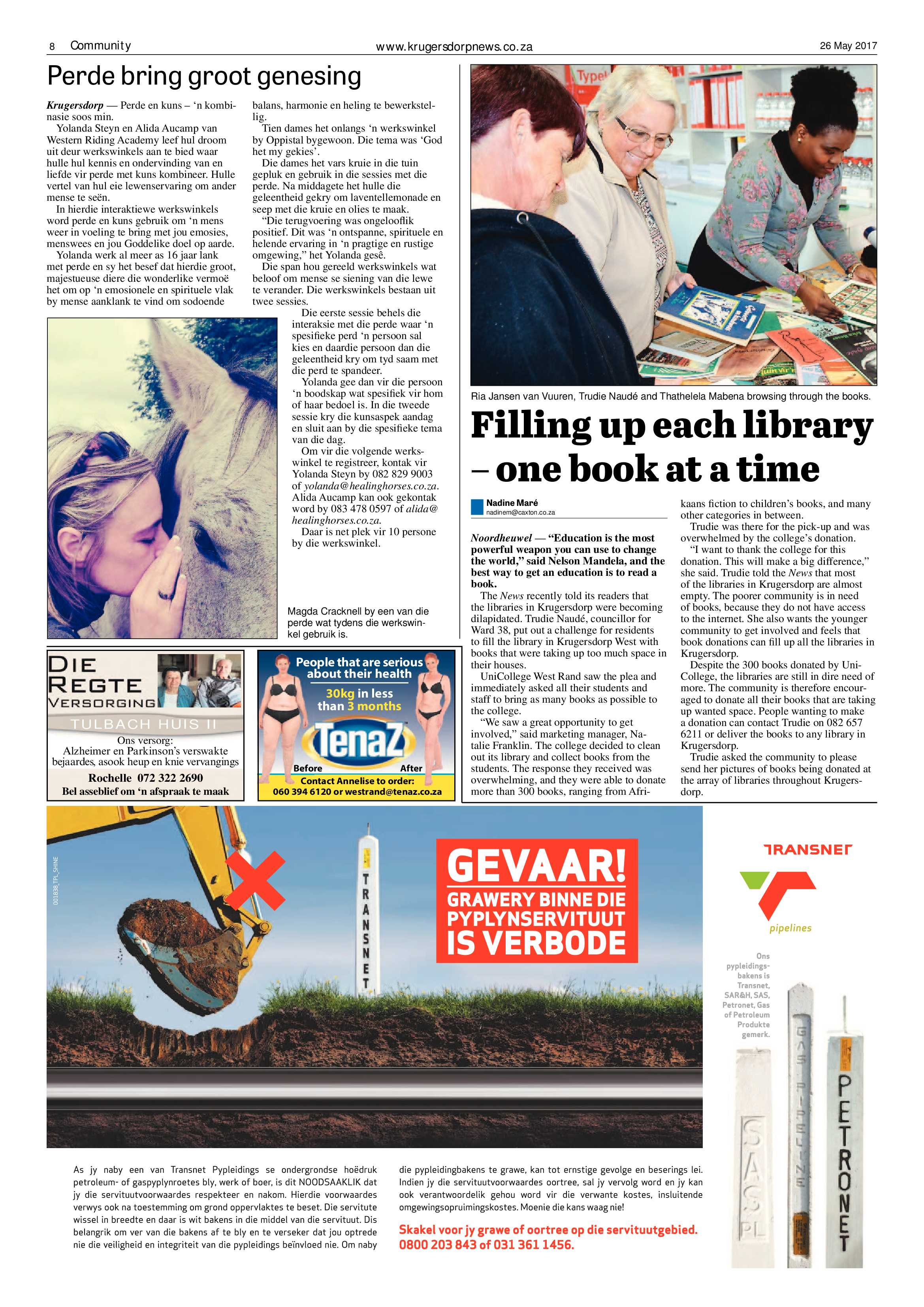 Krugersdorp News 26 May 2017 page 8