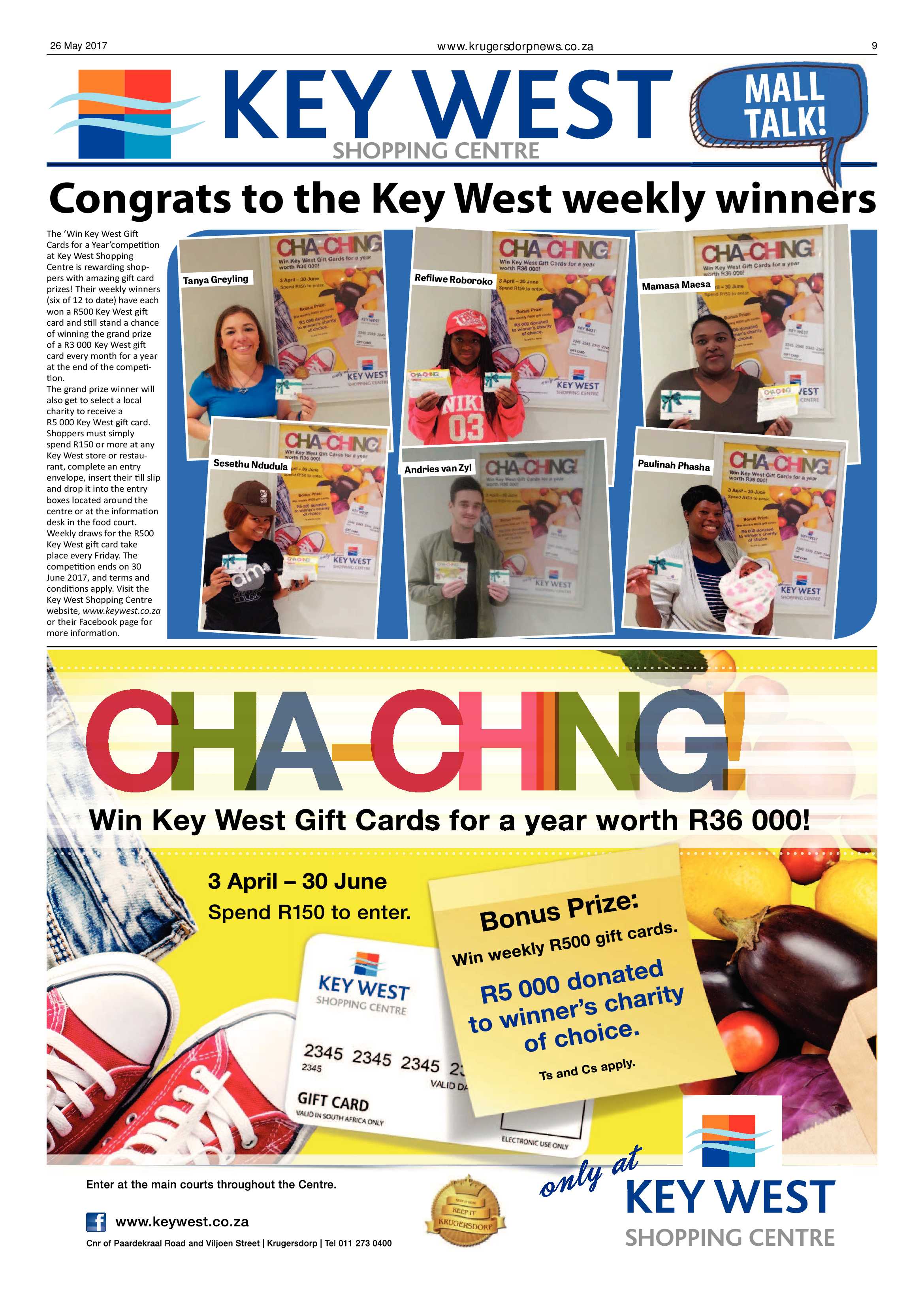 Krugersdorp News 26 May 2017 page 9