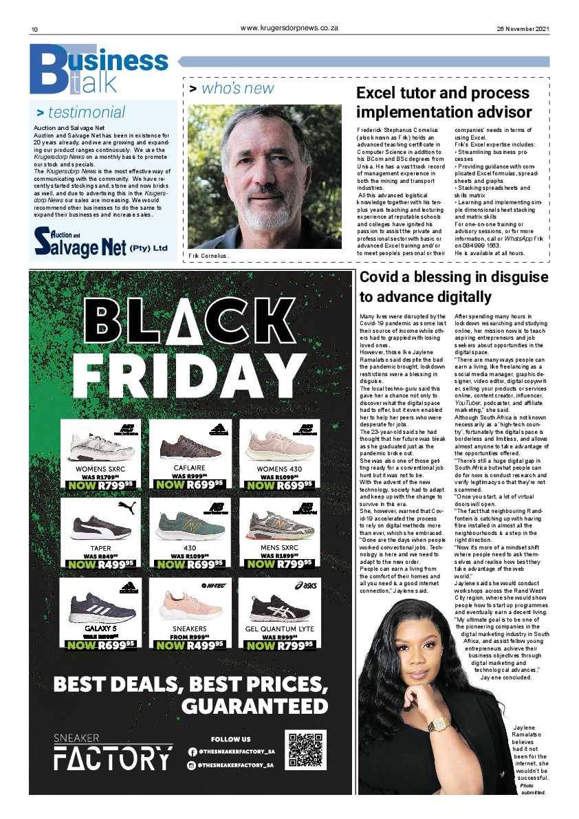 Krugersdorp News 26 November 2021 page 12