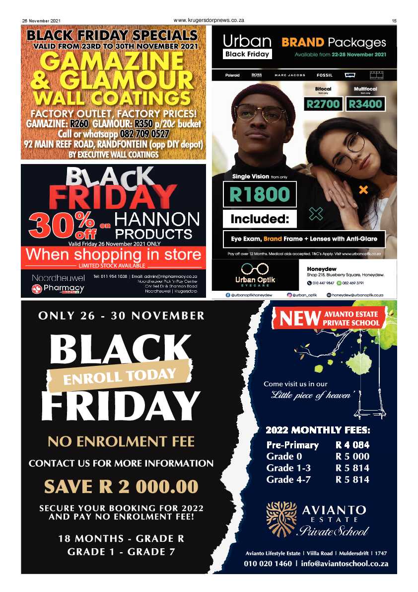 Krugersdorp News 26 November 2021 page 17
