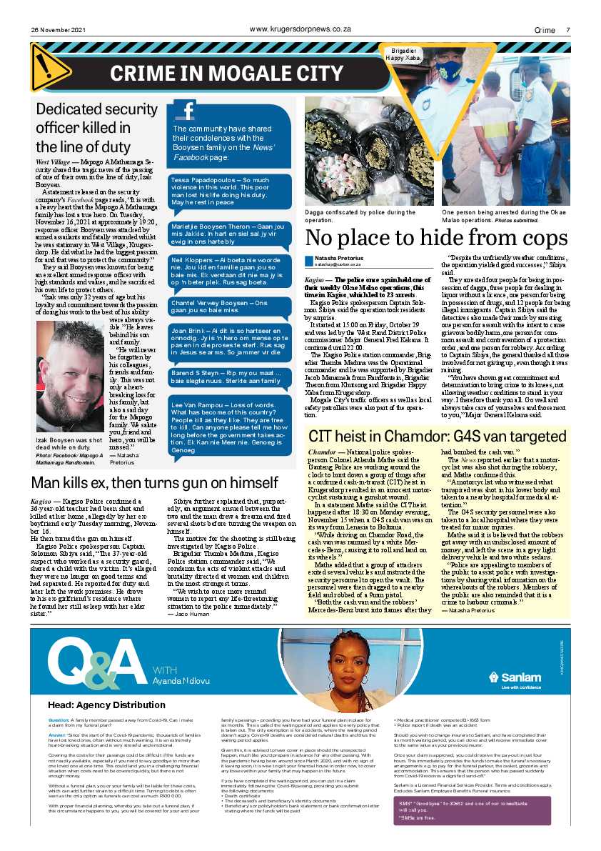 Krugersdorp News 26 November 2021 page 9