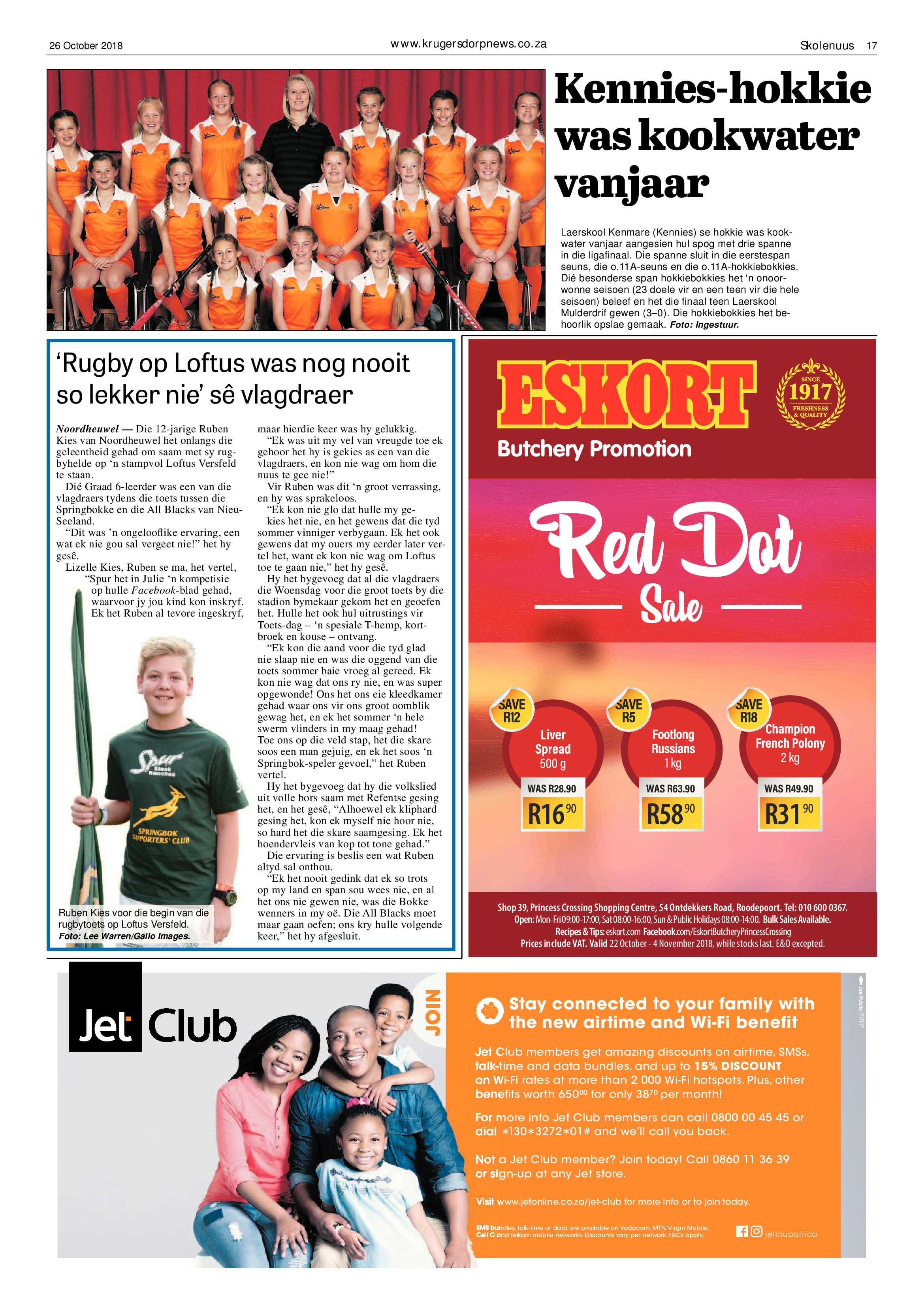 Krugersdorp News 28 October 2018 page 17