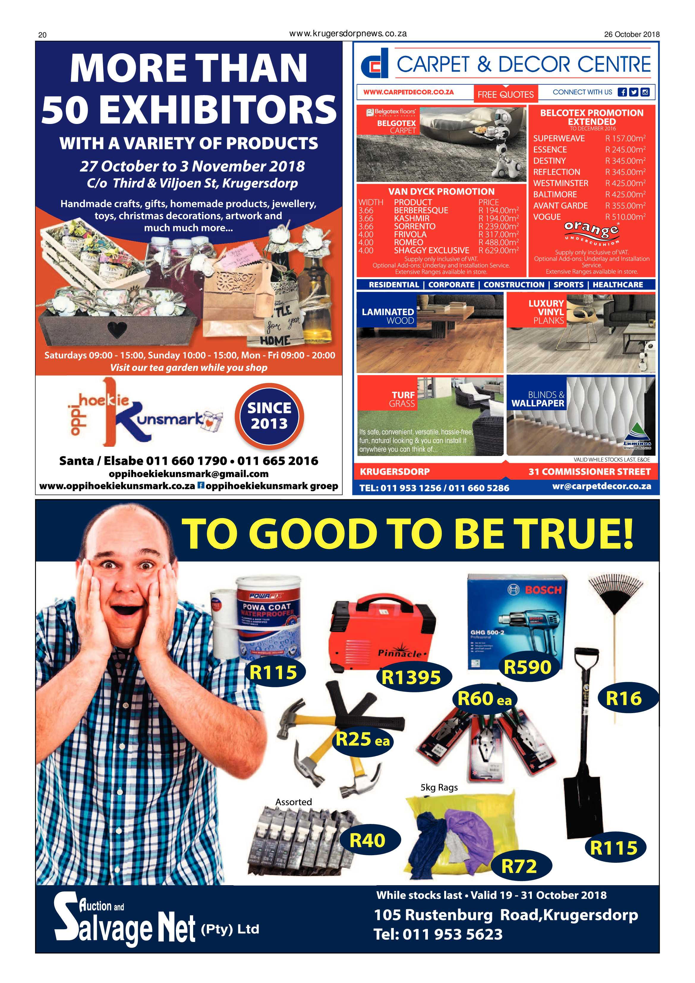 Krugersdorp News 28 October 2018 page 20