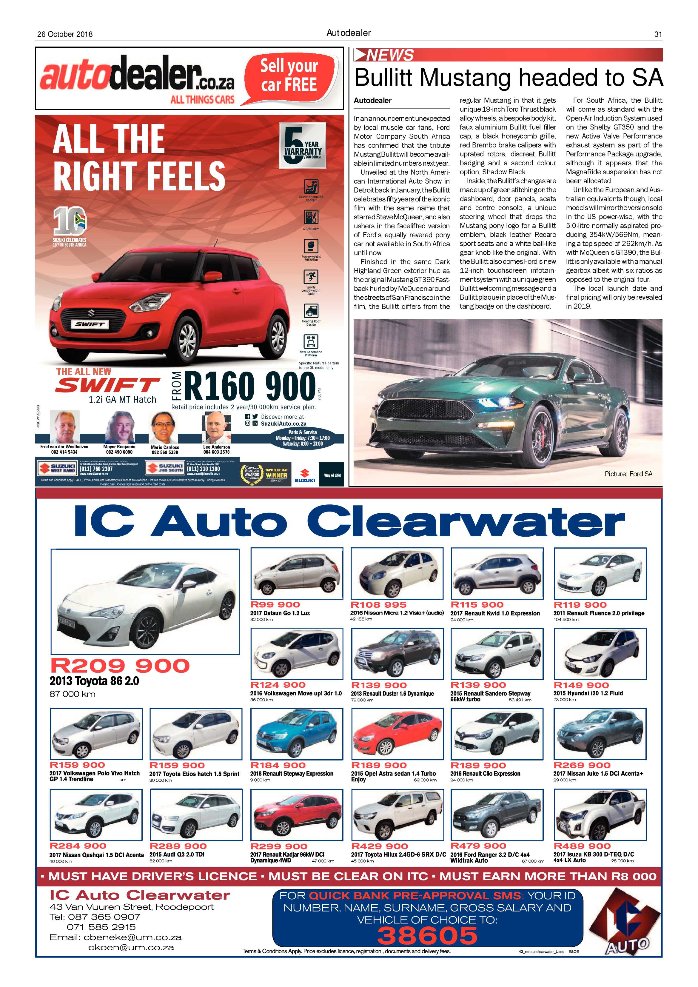 Krugersdorp News 28 October 2018 page 31