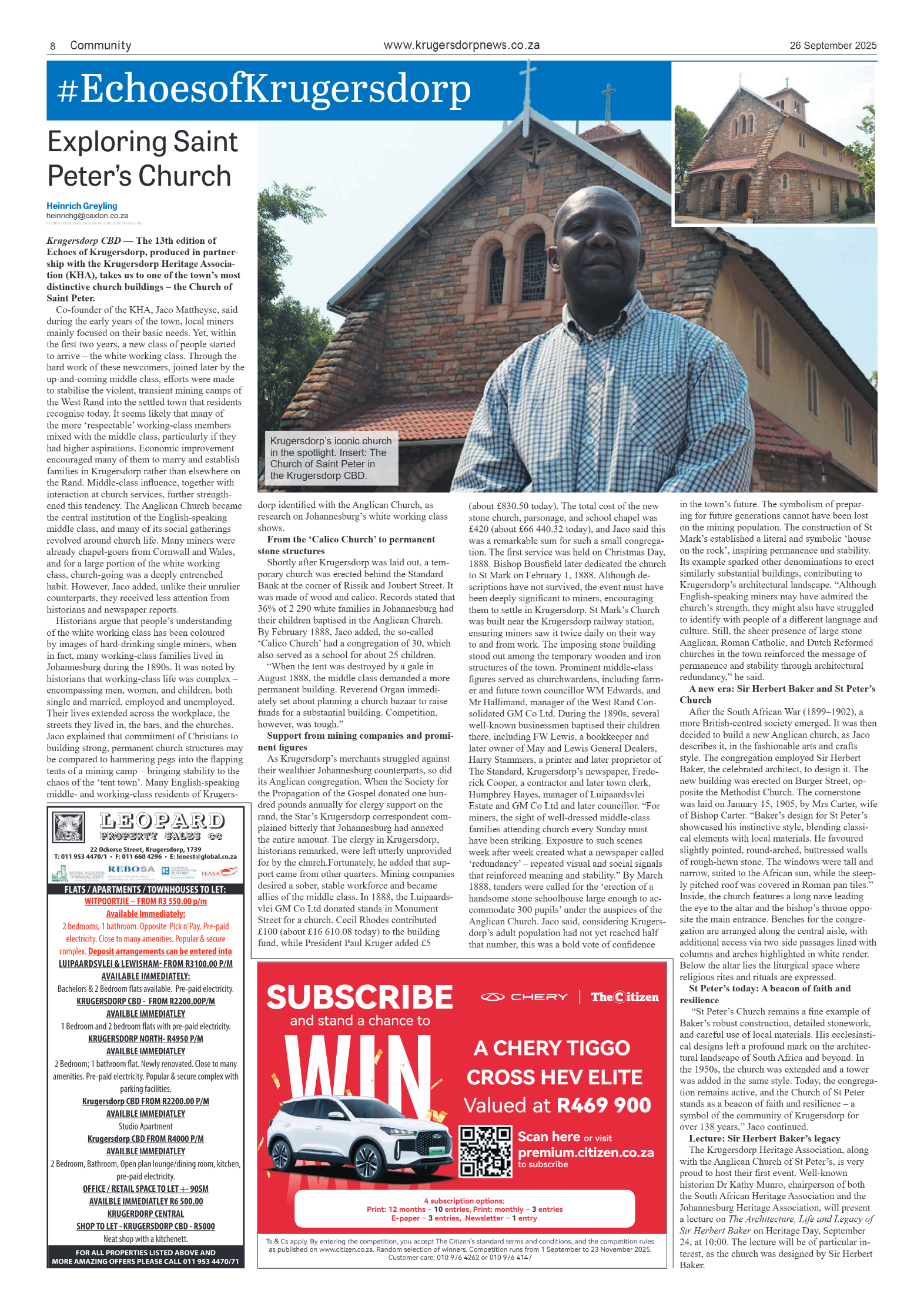 Krugersdorp News 26 September 2025 page 8