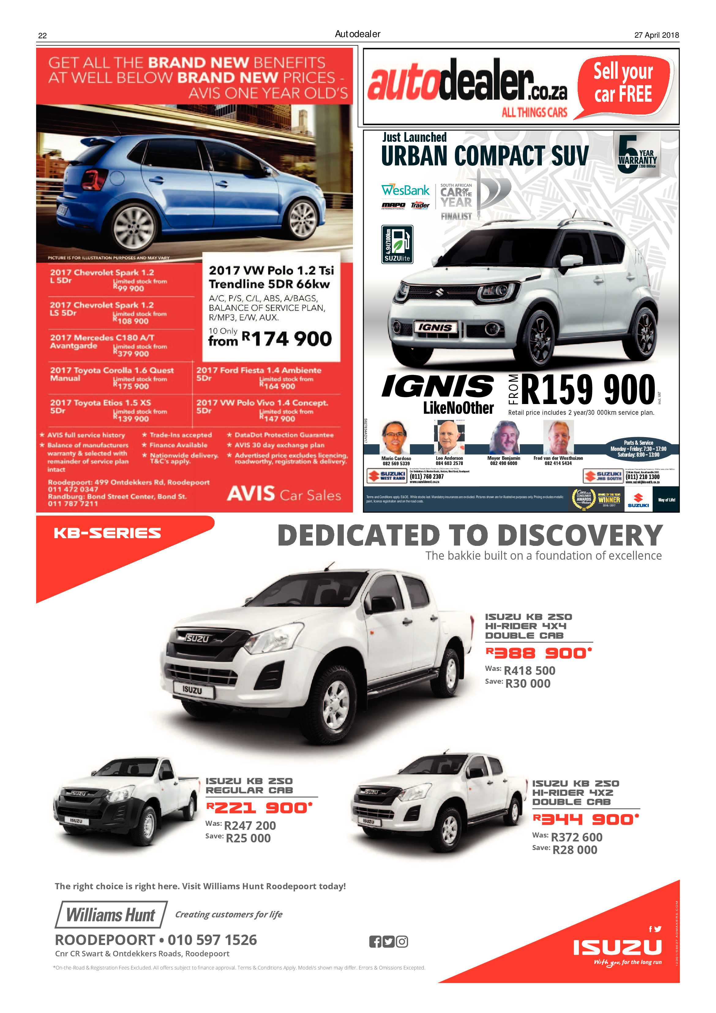 Krugersdorp News 27 April 2018 page 22
