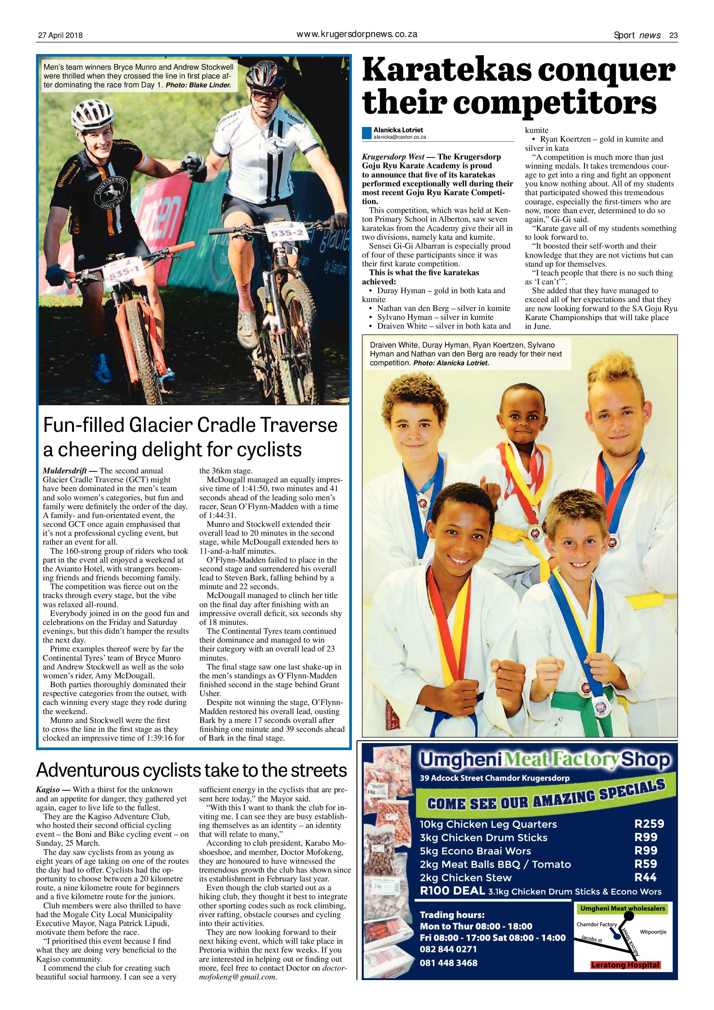 Krugersdorp News 27 April 2018 page 23