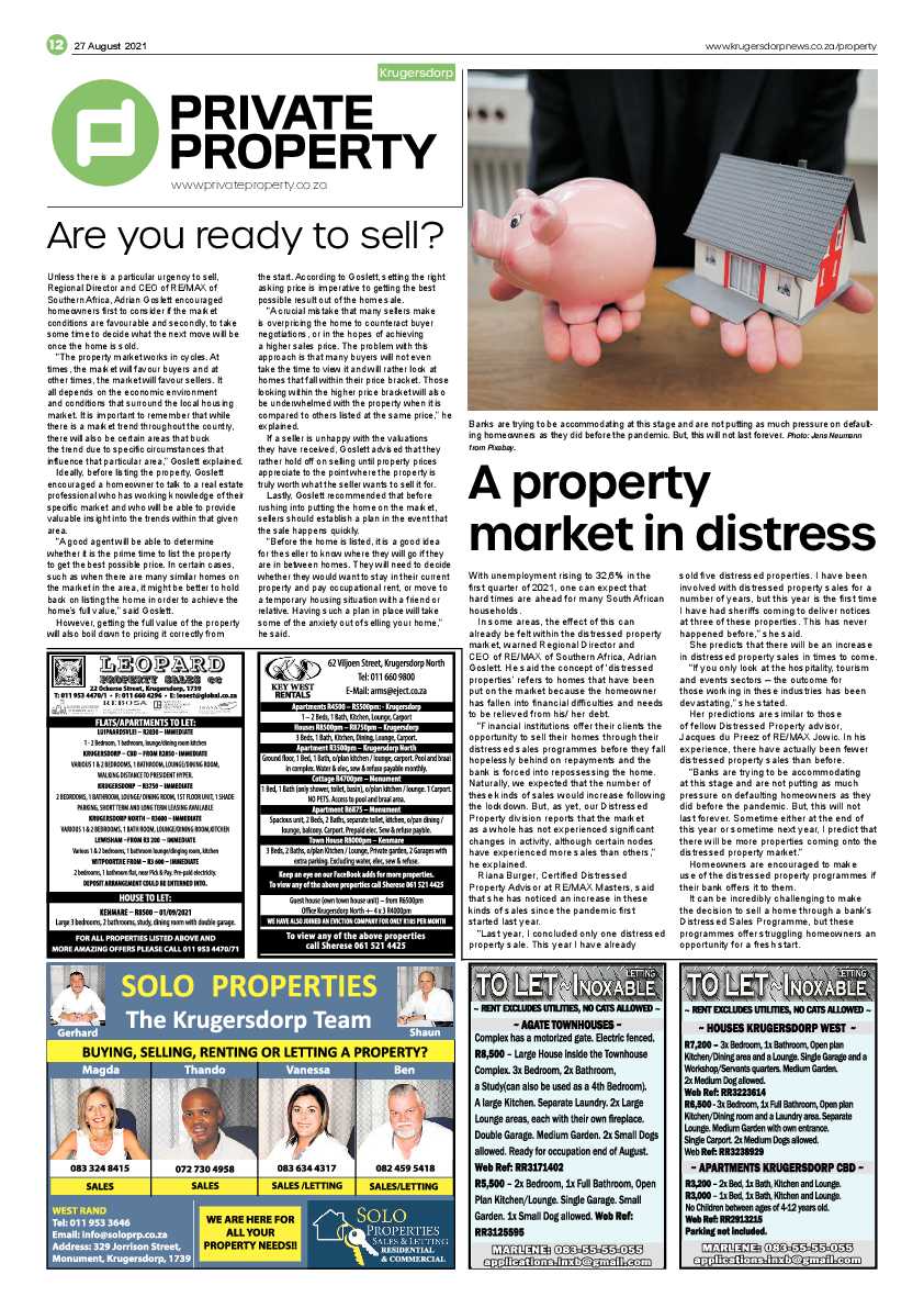 Krugersdorp News 27 August 2021 page 14