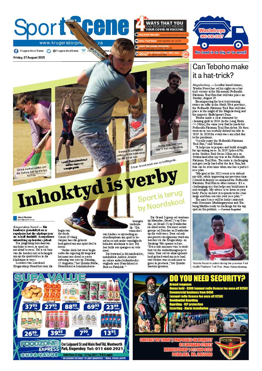 Krugersdorp News 27 August 2021 page 18