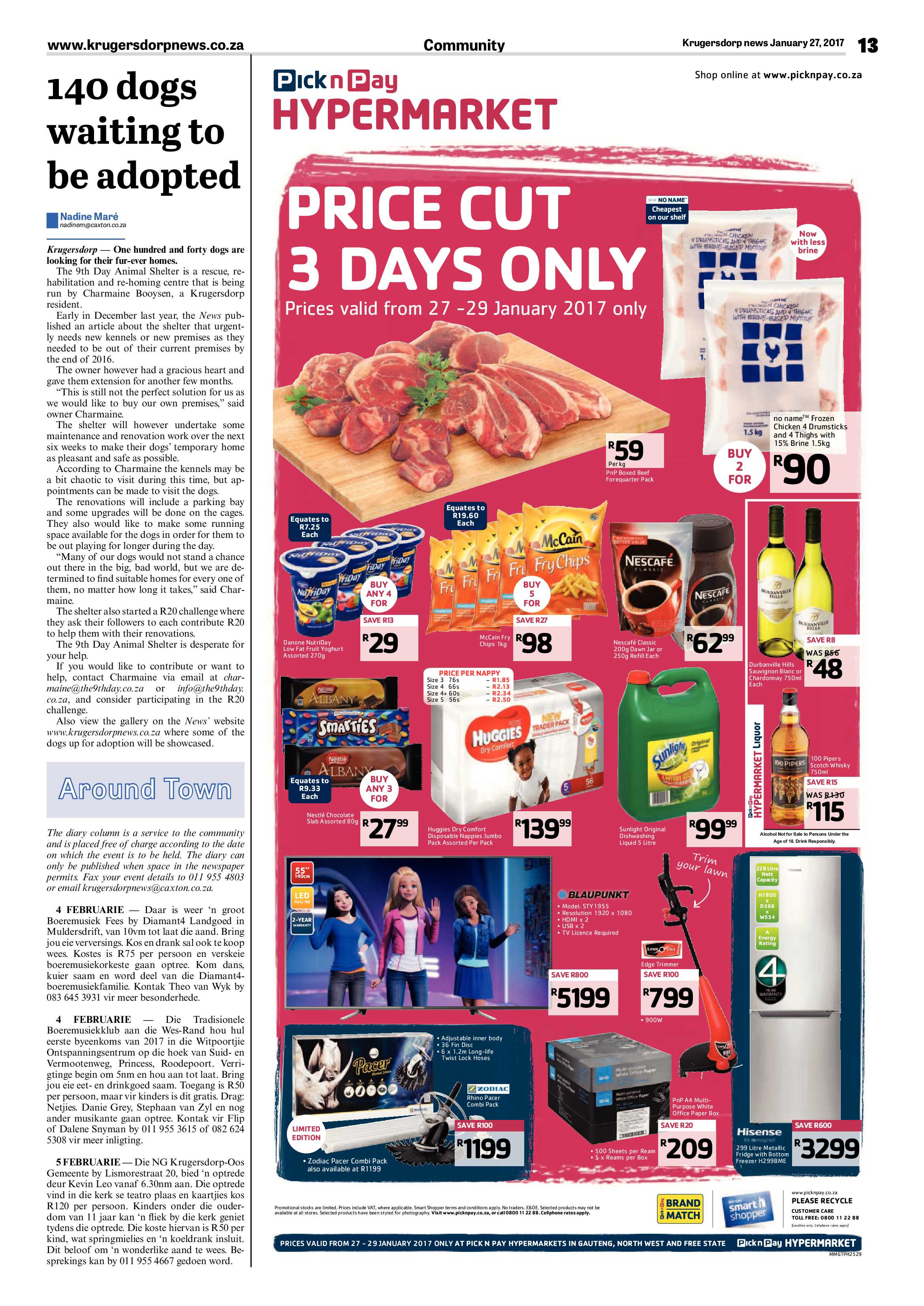 Krugersdorp News 27 January 2017 page 13