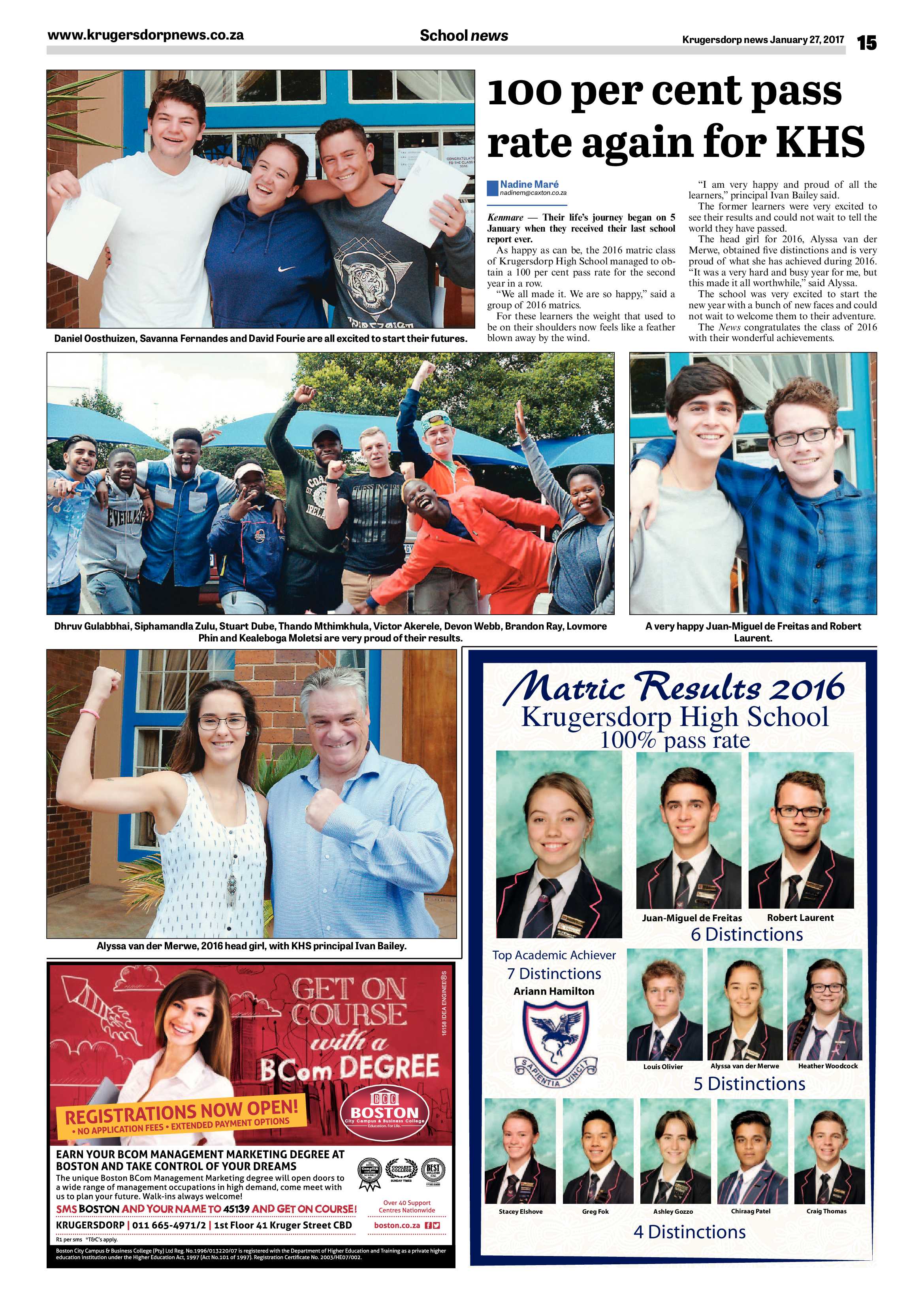 Krugersdorp News 27 January 2017 page 15
