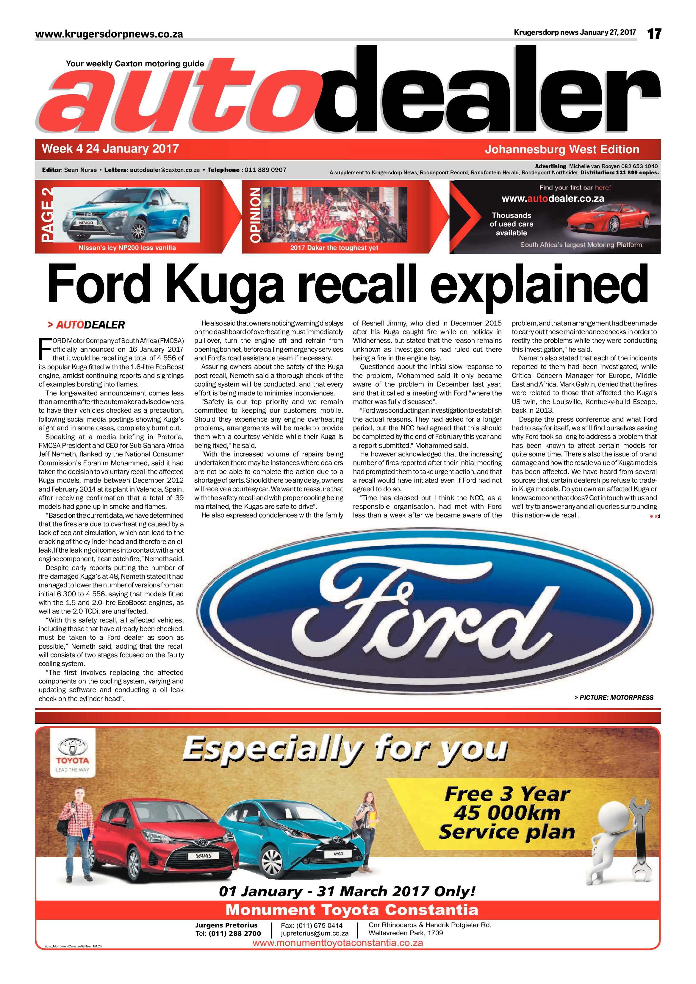 Krugersdorp News 27 January 2017 page 17