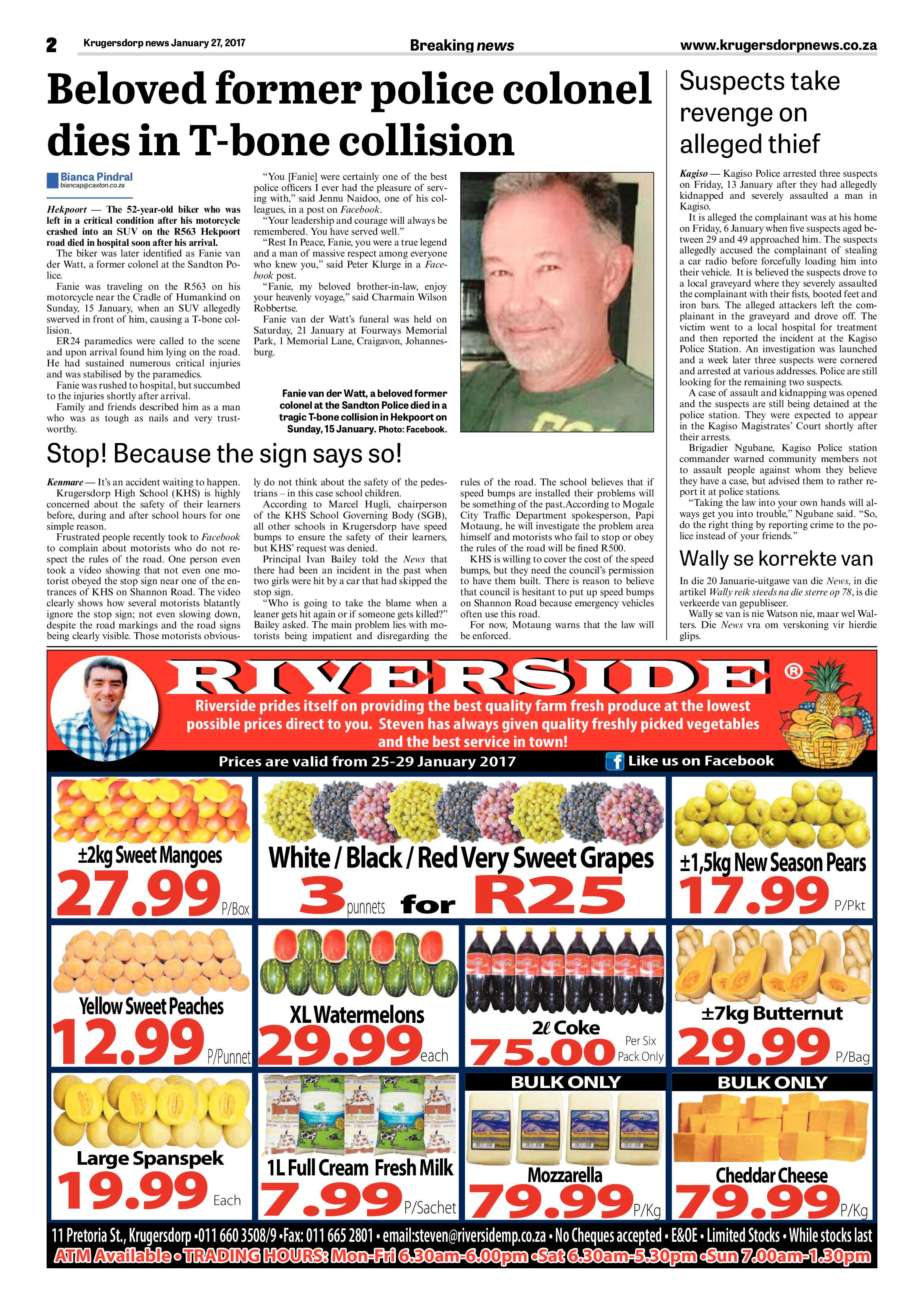 Krugersdorp News 27 January 2017 page 2