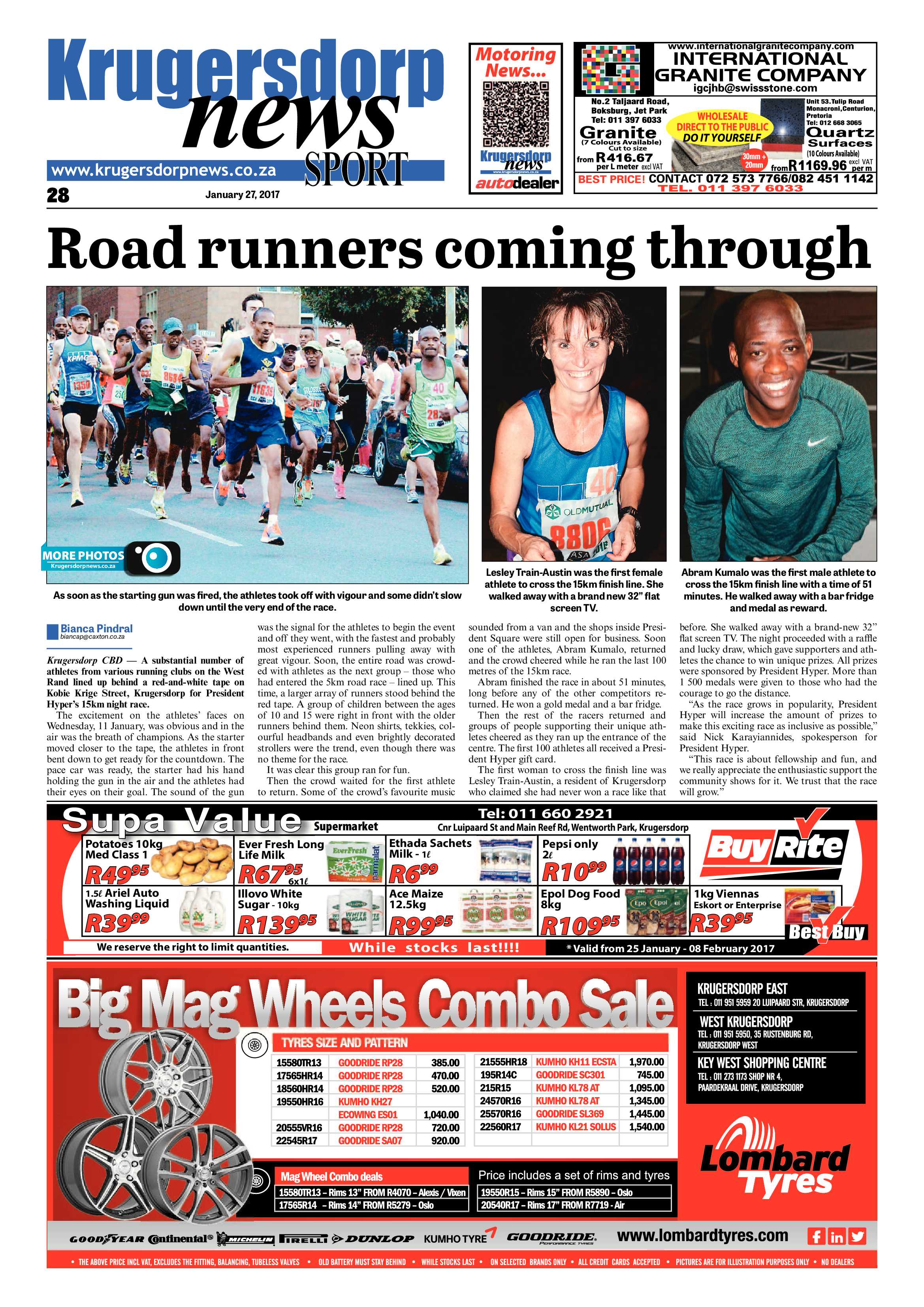 Krugersdorp News 27 January 2017 page 28