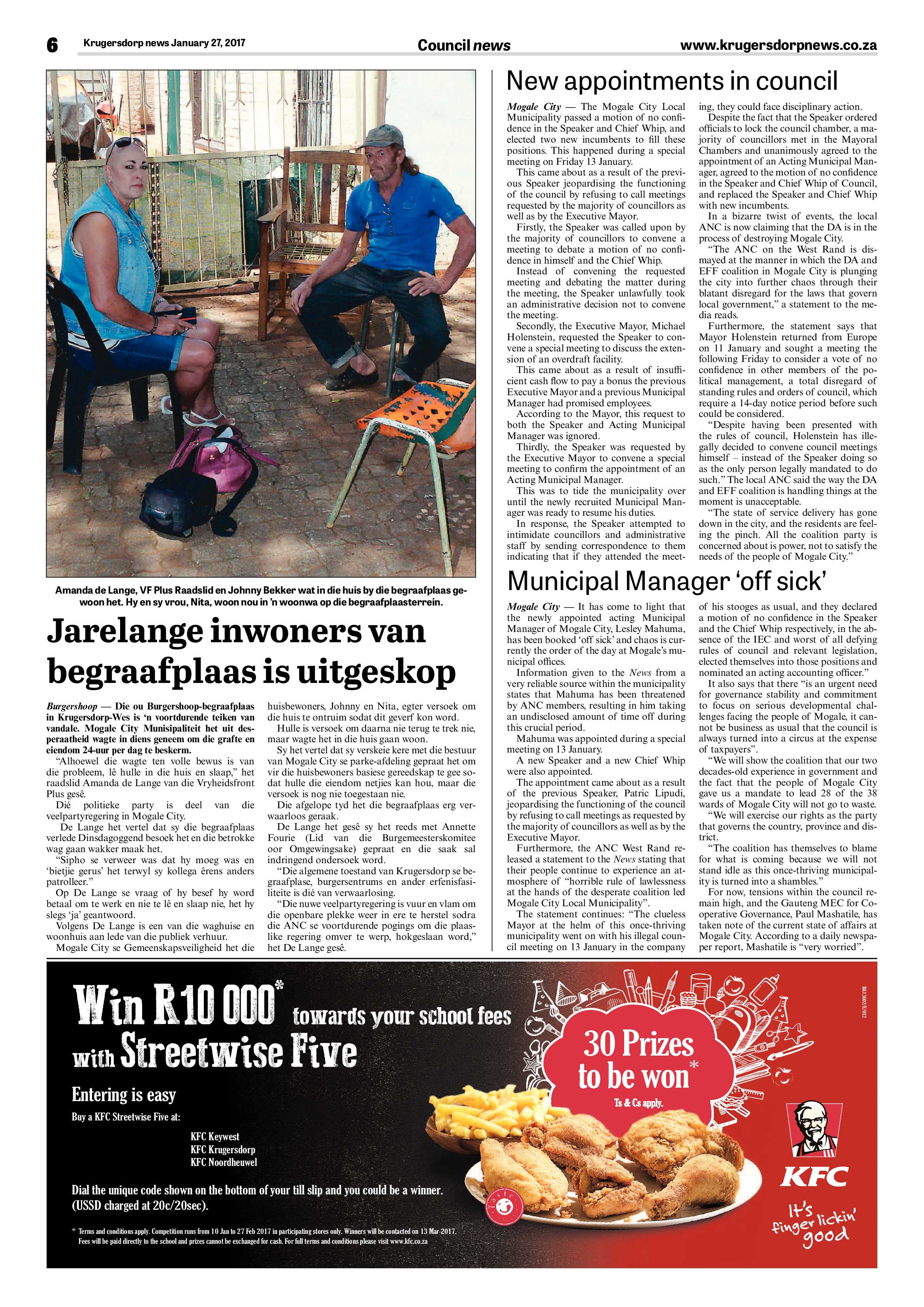 Krugersdorp News 27 January 2017 page 6