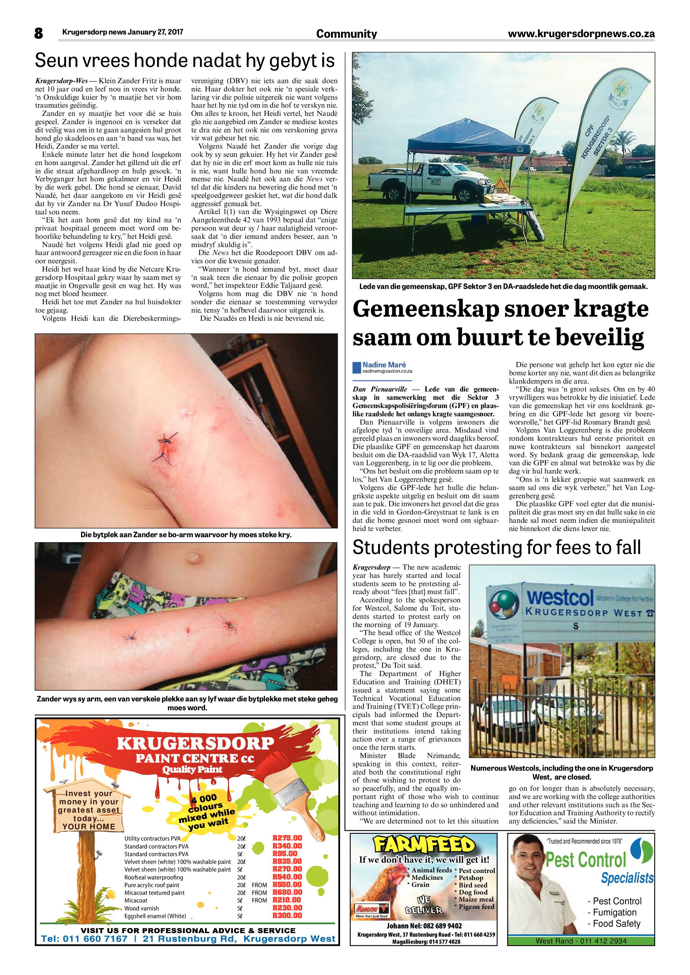 Krugersdorp News 27 January 2017 page 8