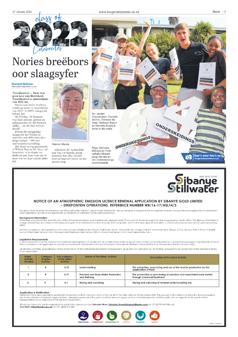 Krugersdorp News 27 January 2023 page 11