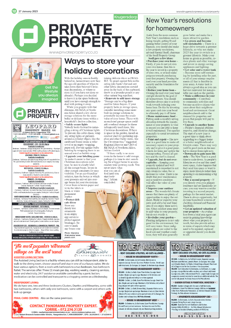 Krugersdorp News 27 January 2023 page 12