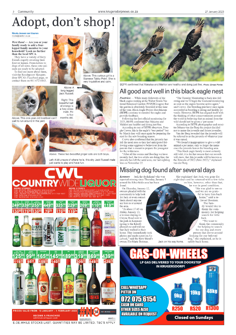 Krugersdorp News 27 January 2023 page 2