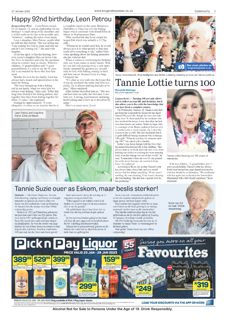 Krugersdorp News 27 January 2023 page 3