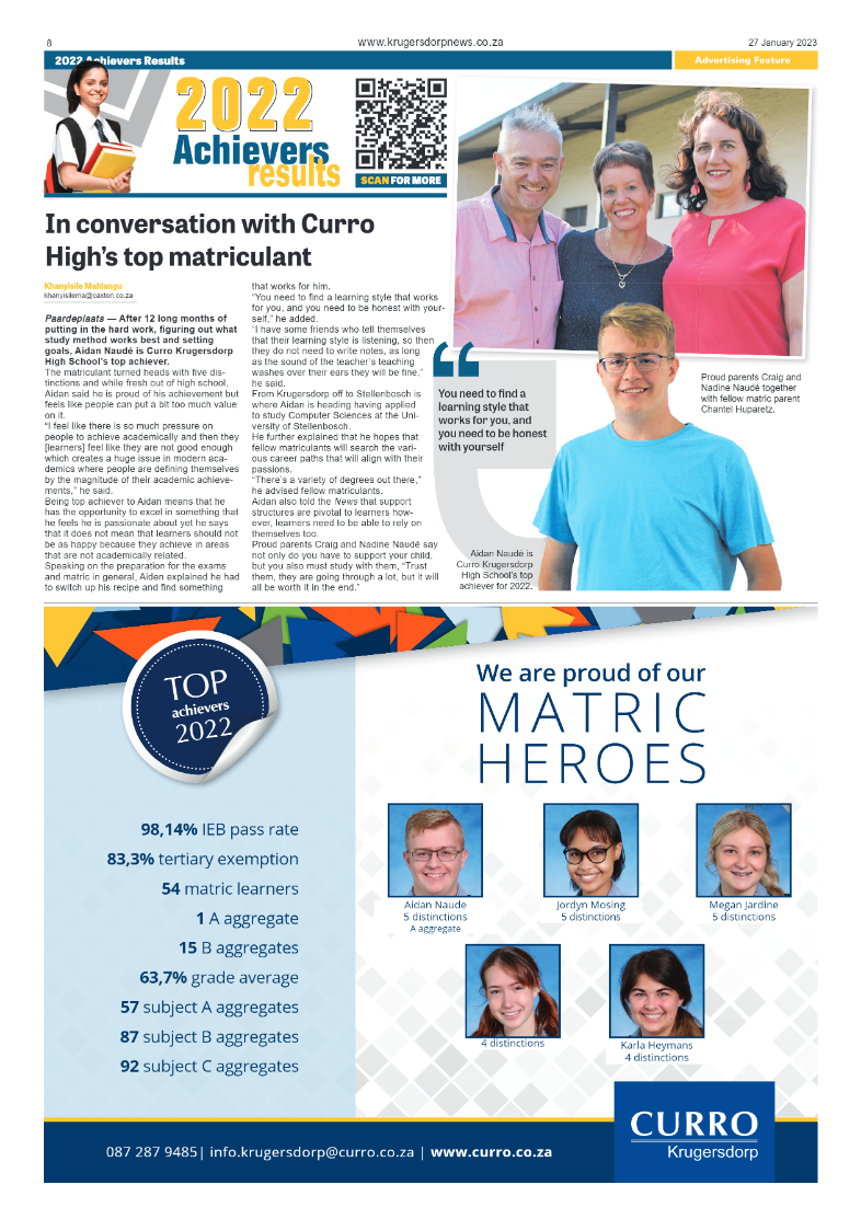 Krugersdorp News 27 January 2023 page 8