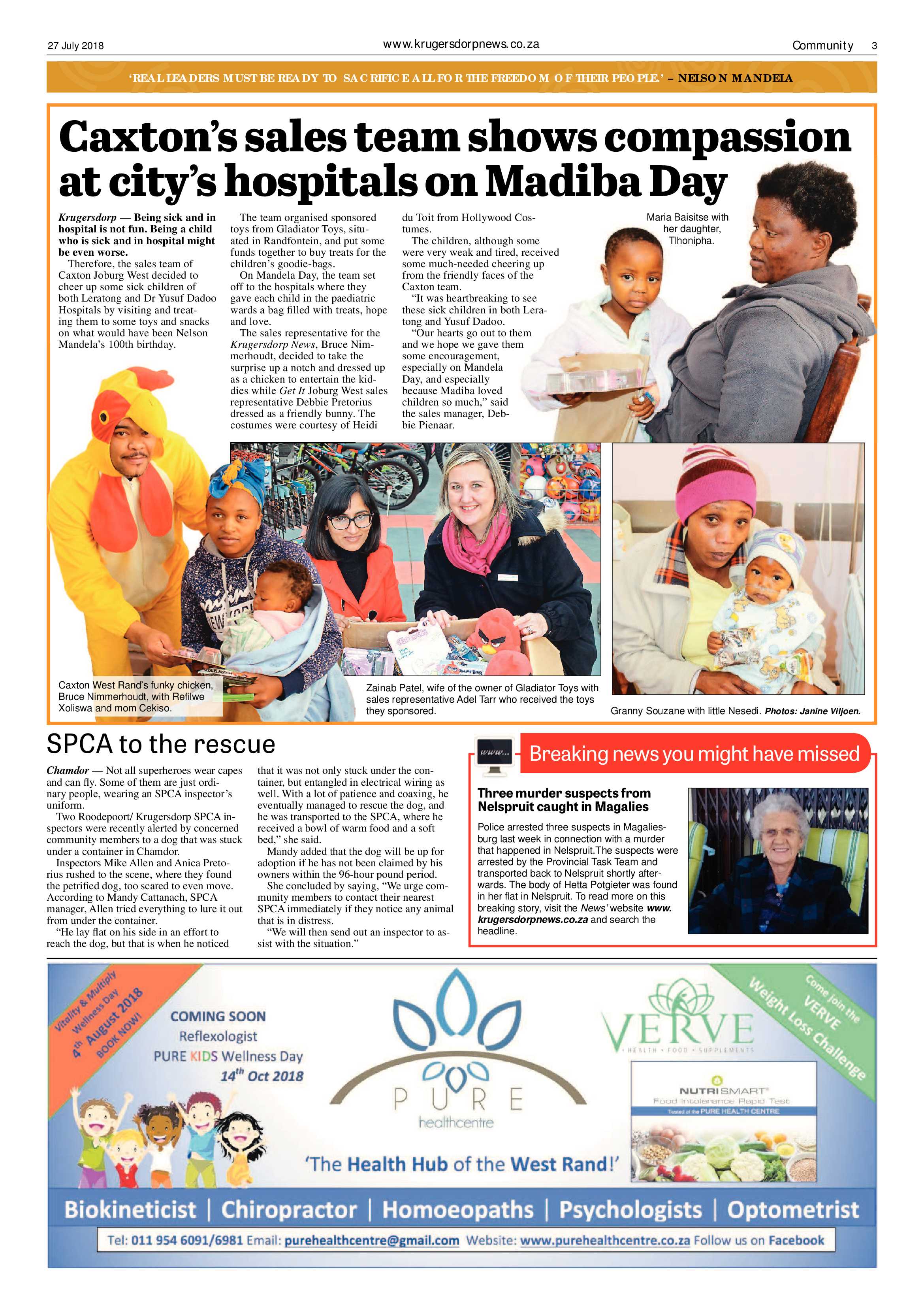 Krugersdorp News 27 July 2018 page 3