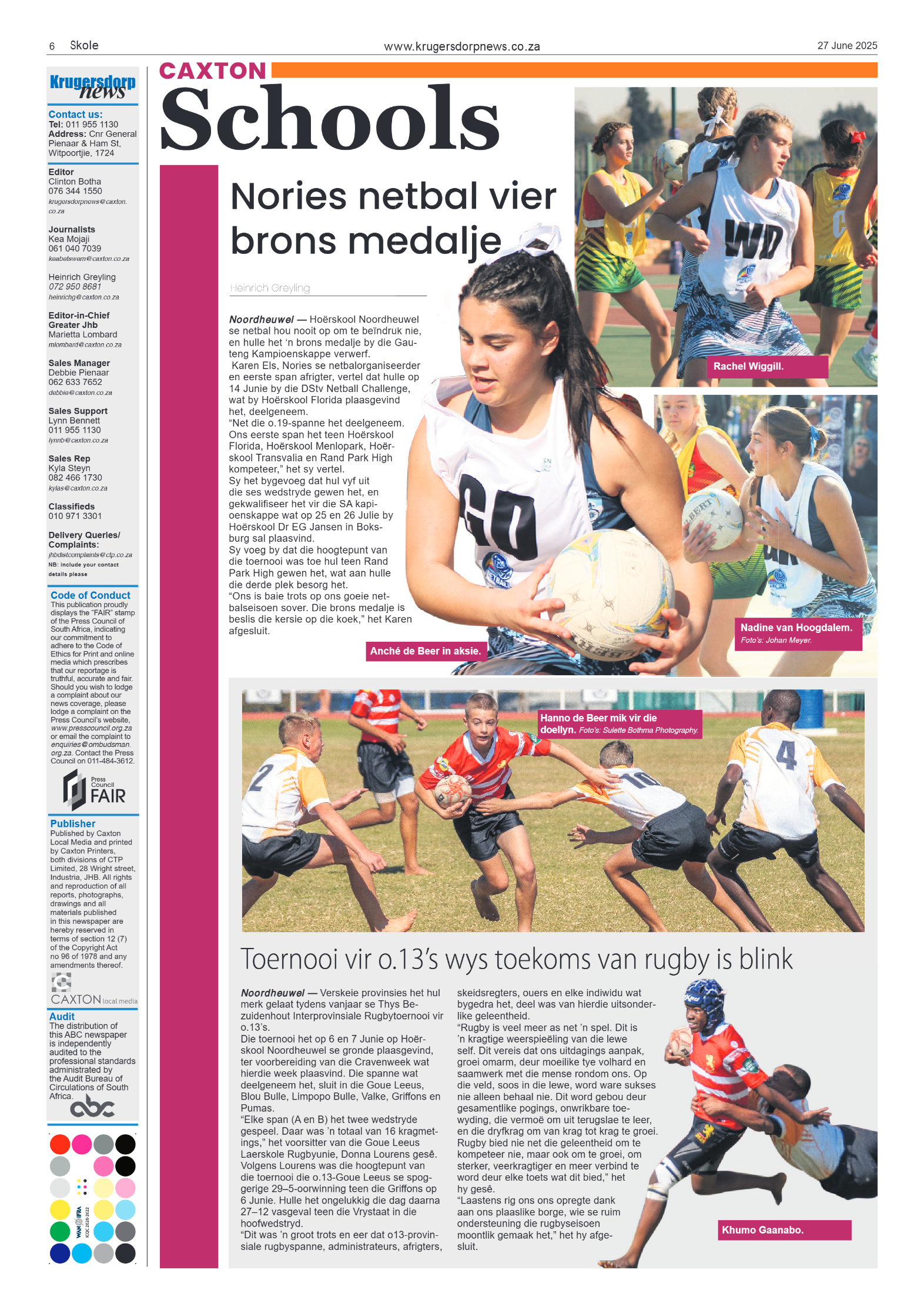Krugersdorp News 27 June 2025 page 6