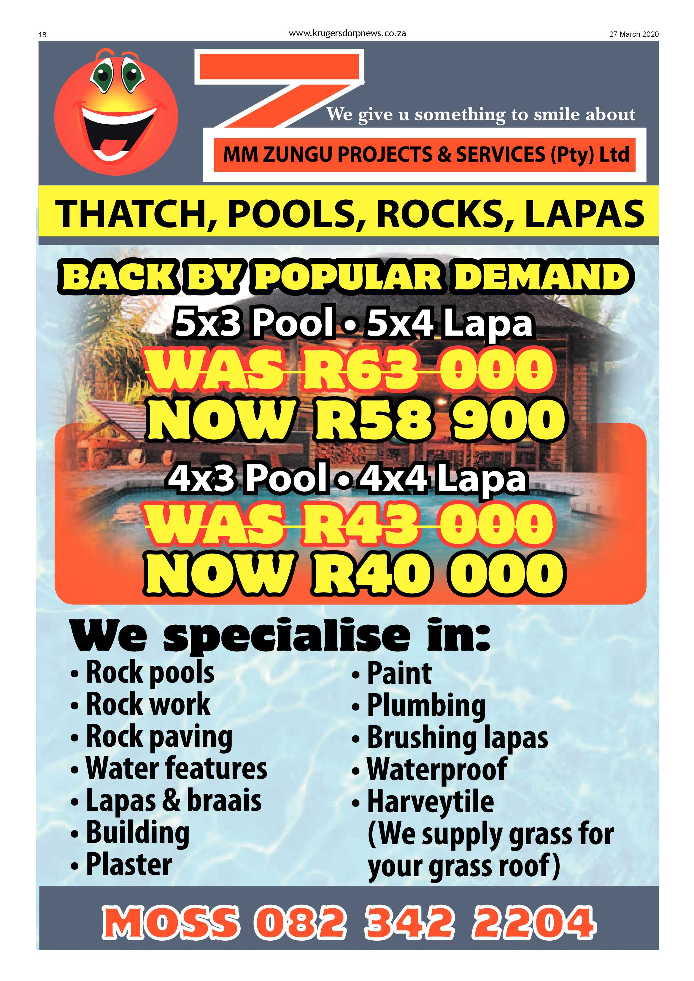 Krugersdorp News 27 March 2020 page 18