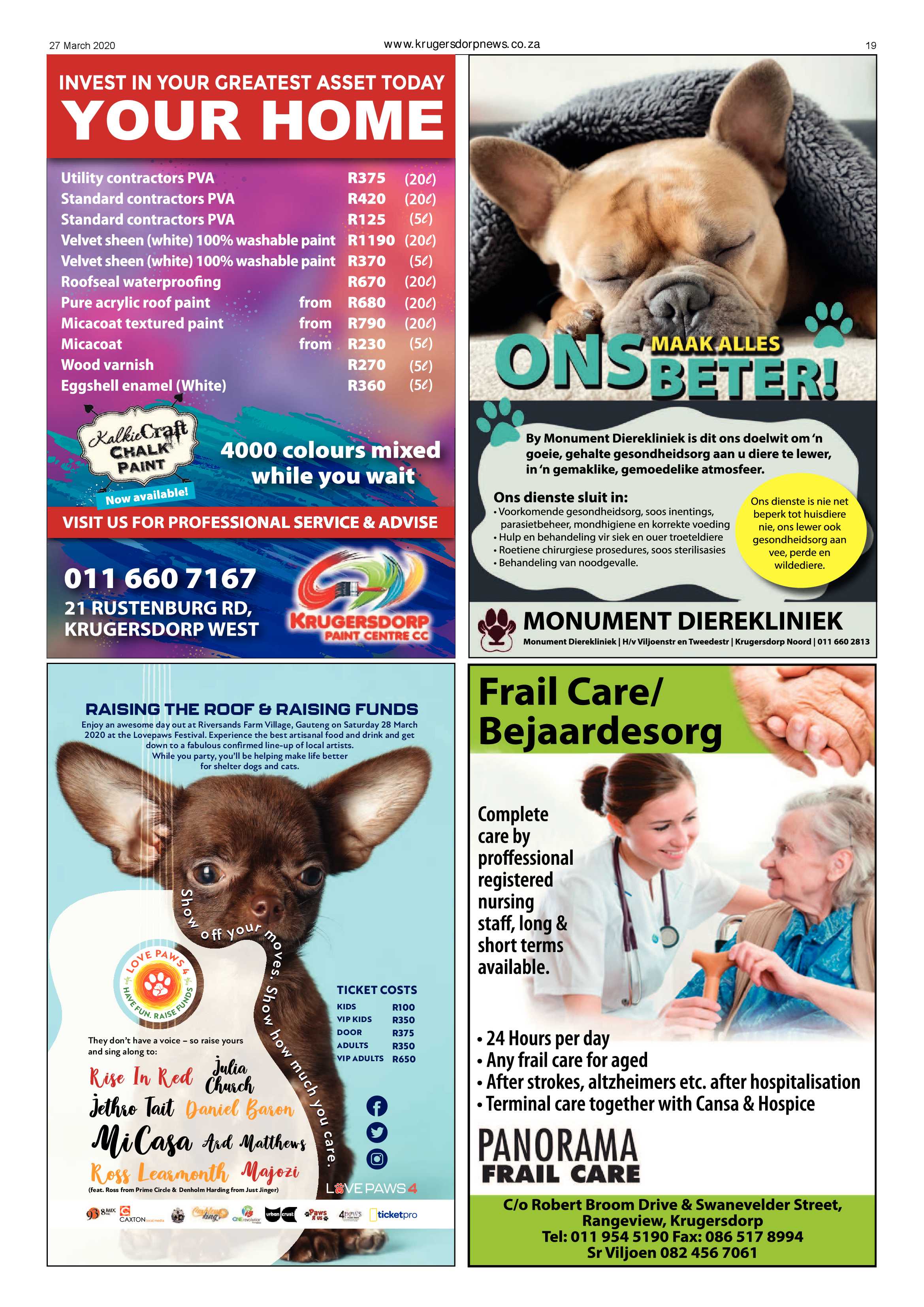 Krugersdorp News 27 March 2020 page 19