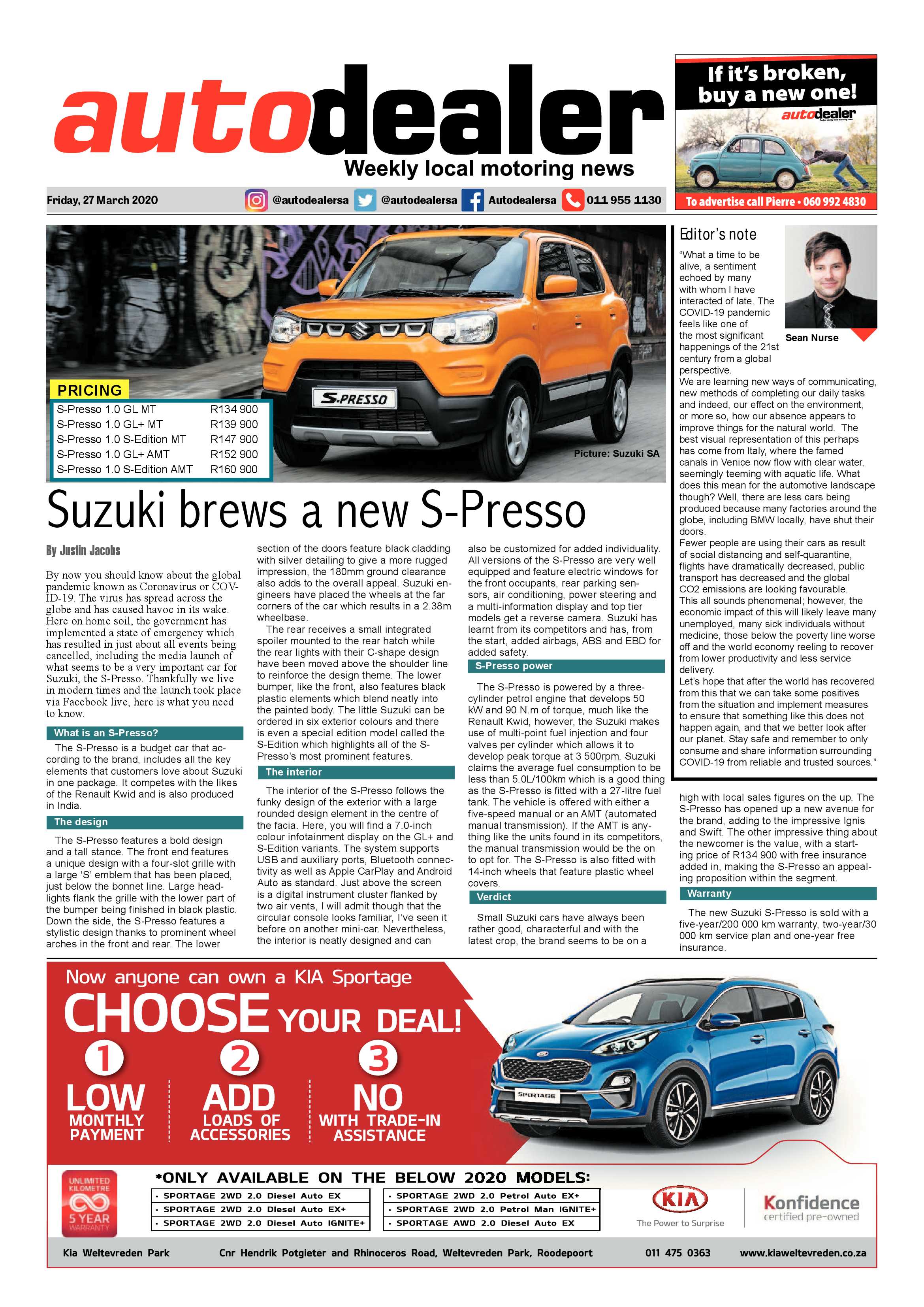 Krugersdorp News 27 March 2020 page 21