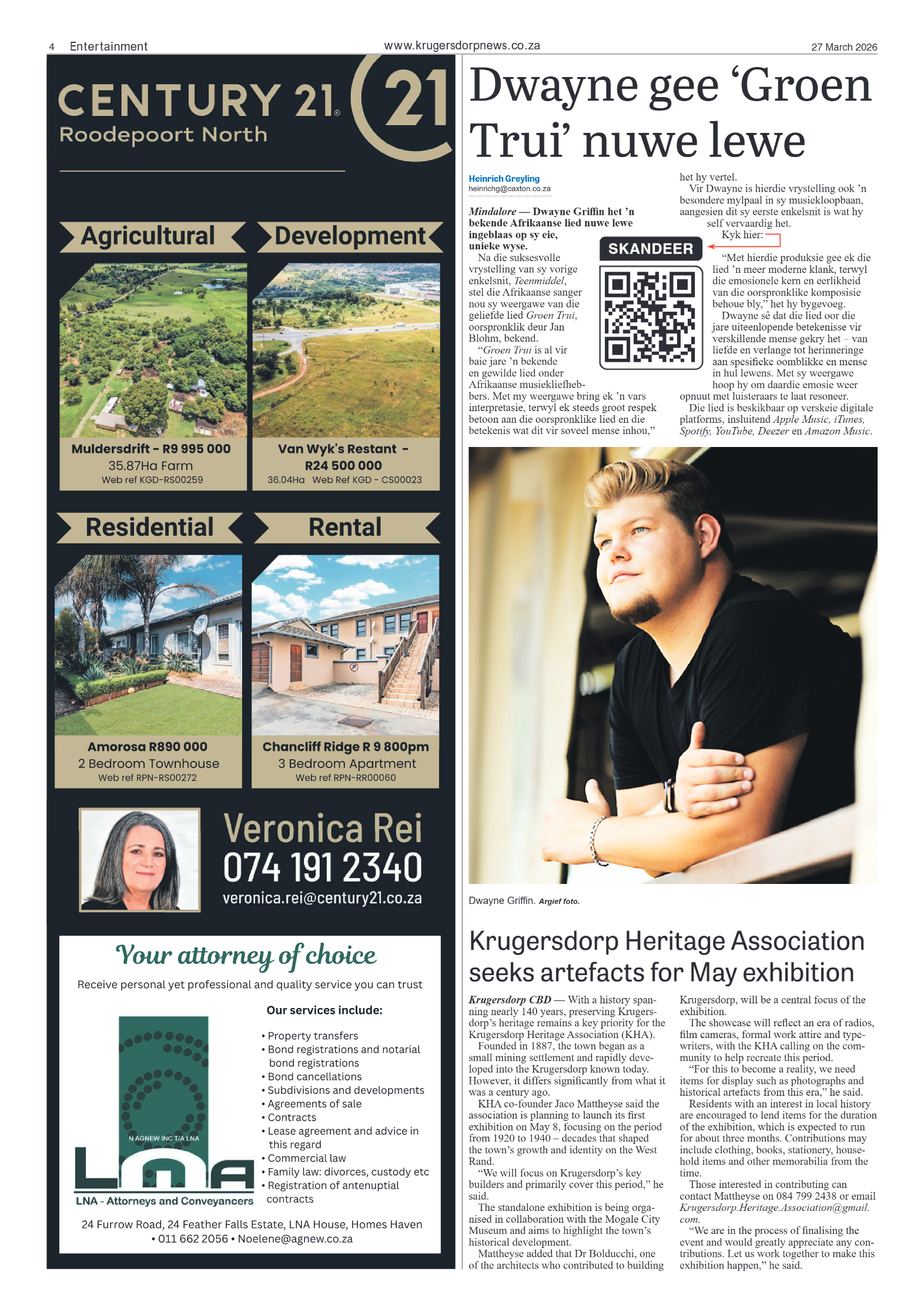 Krugersdorp News 27 March 2026 page 6