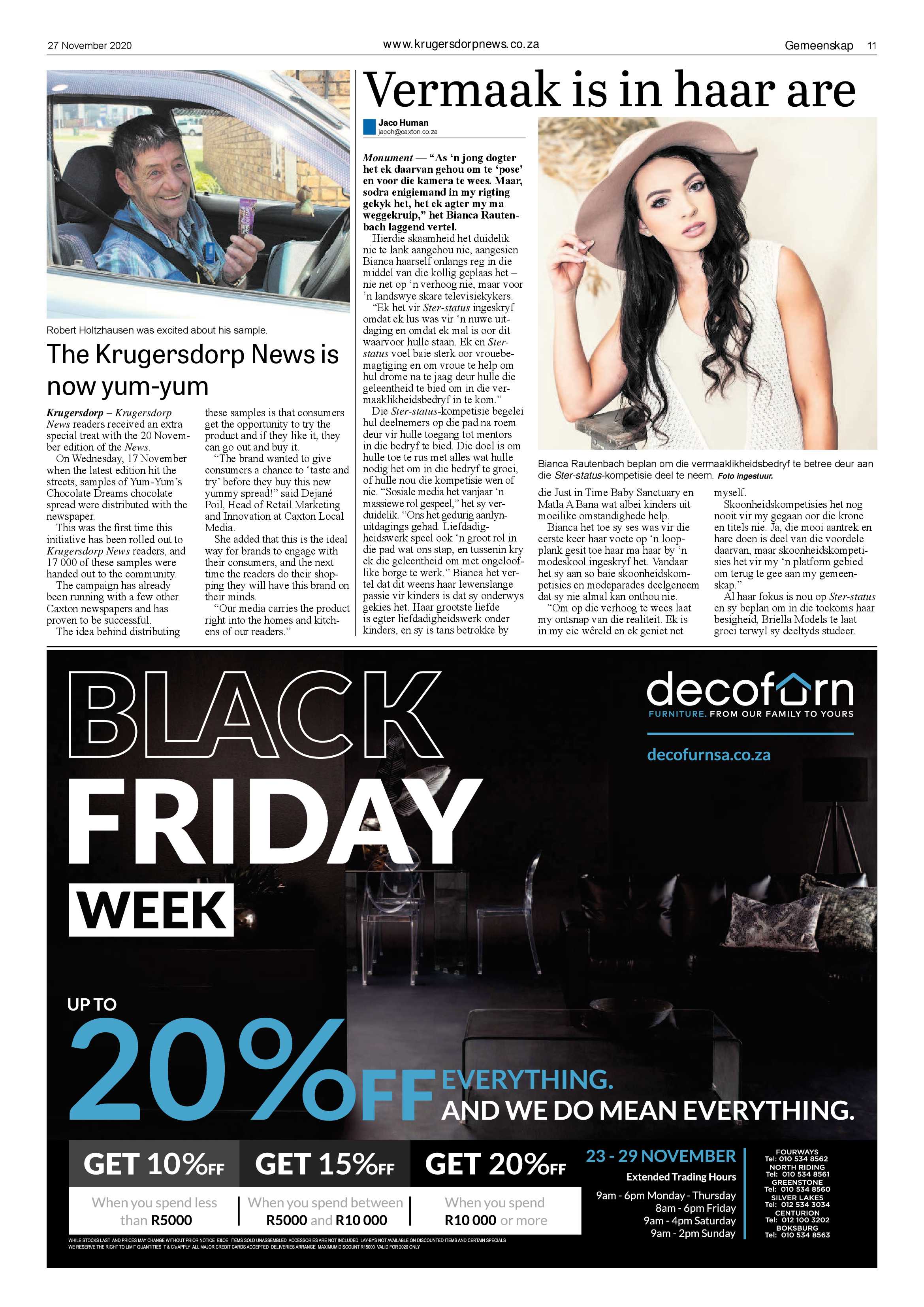 Krugersdorp News 27 November 2020 page 11