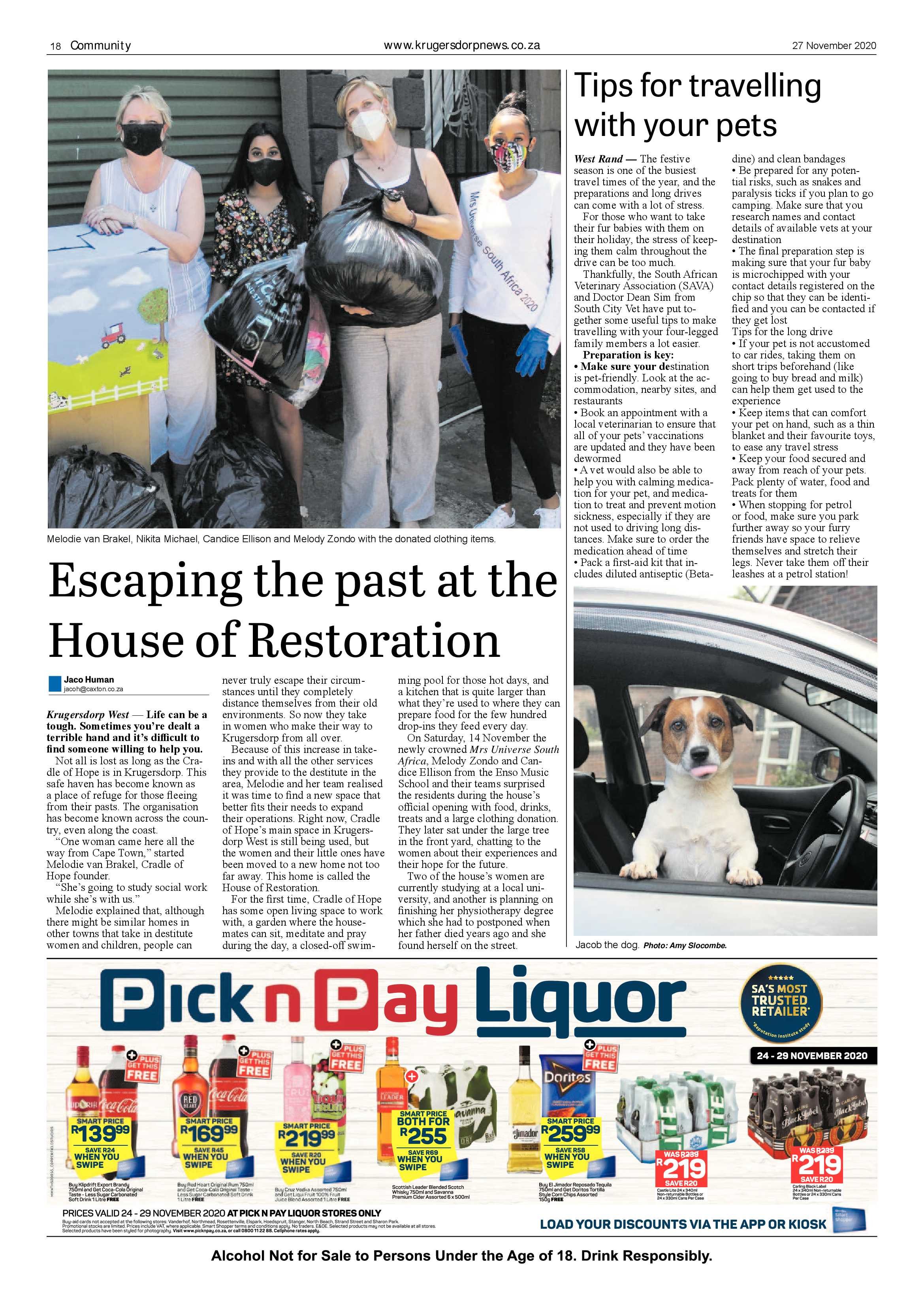 Krugersdorp News 27 November 2020 page 18