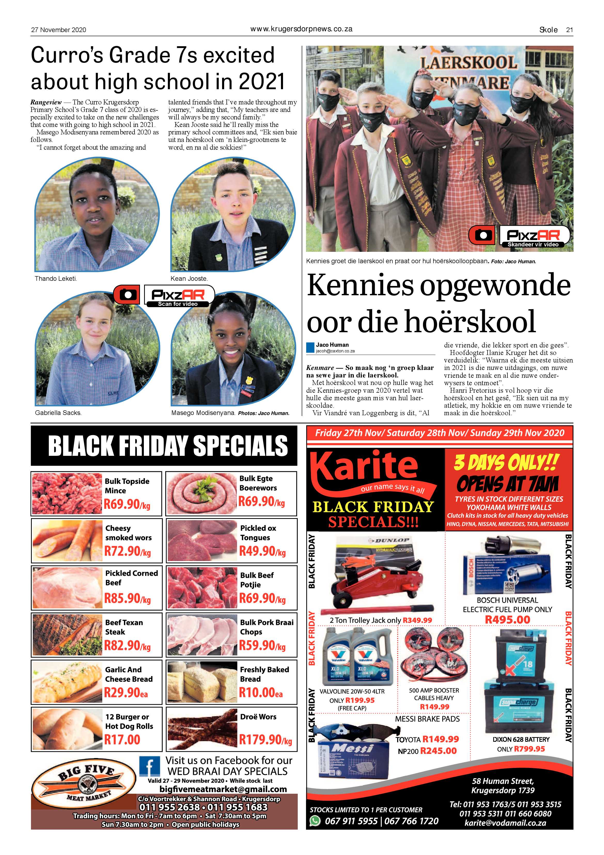Krugersdorp News 27 November 2020 page 21