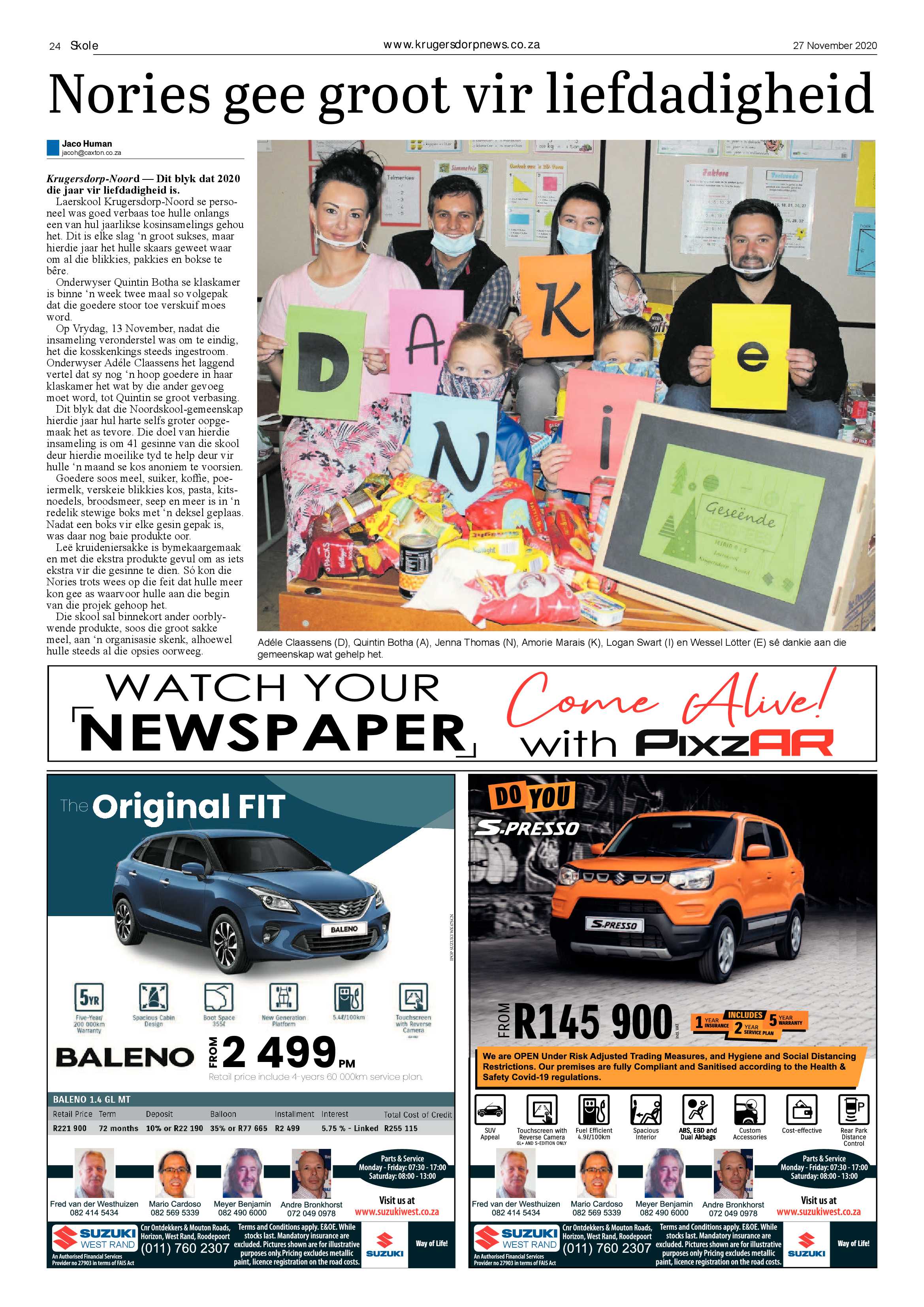 Krugersdorp News 27 November 2020 page 24