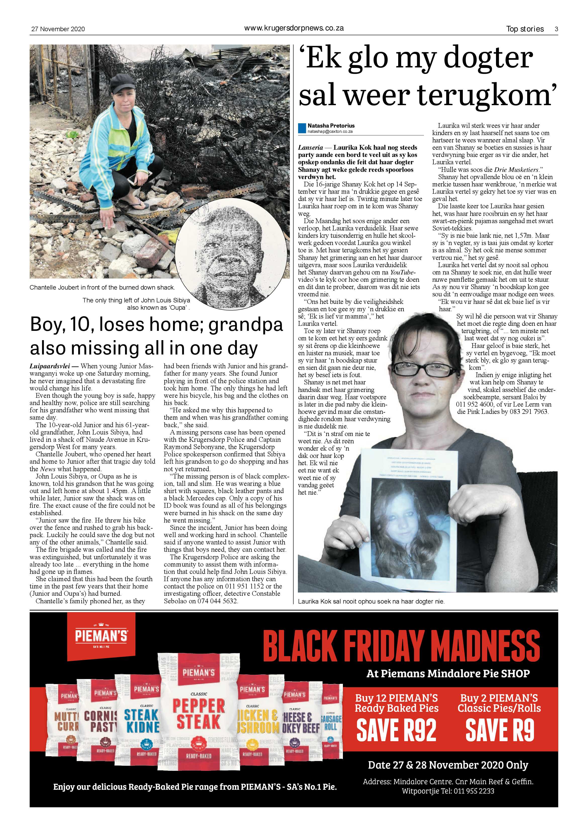 Krugersdorp News 27 November 2020 page 3