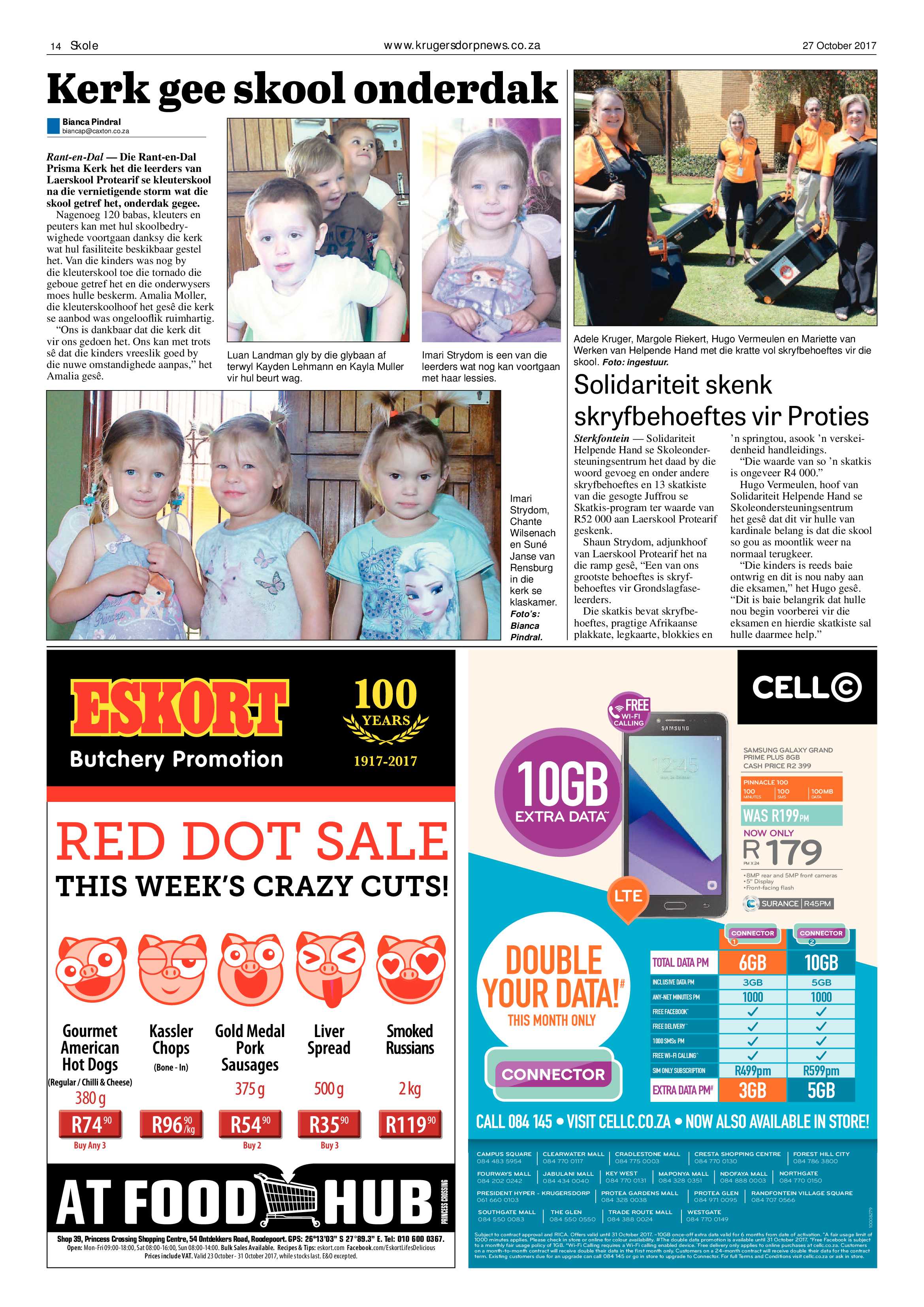 Krugersdorp News 27 October 2017 page 14