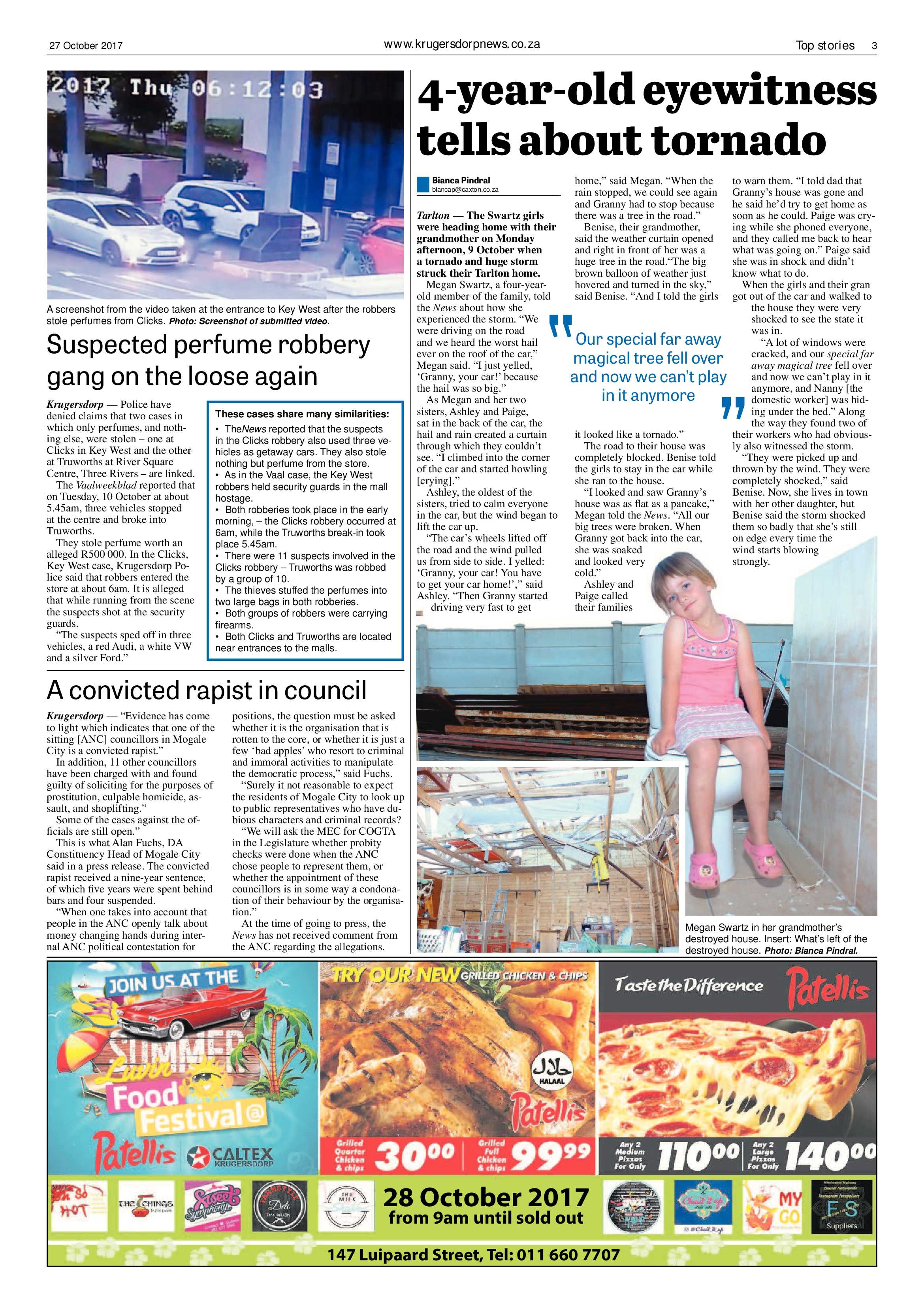 Krugersdorp News 27 October 2017 page 3