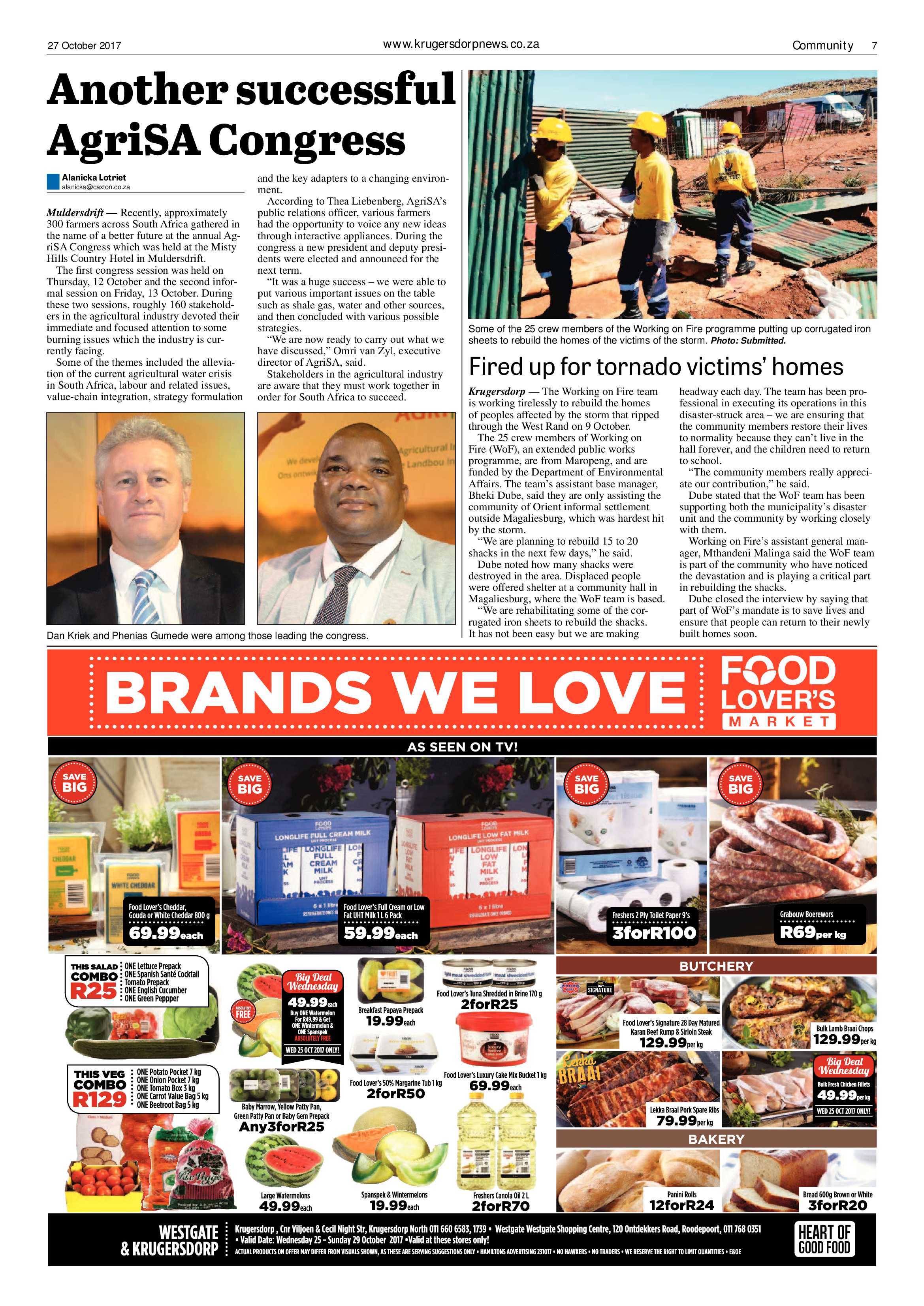 Krugersdorp News 27 October 2017 page 7
